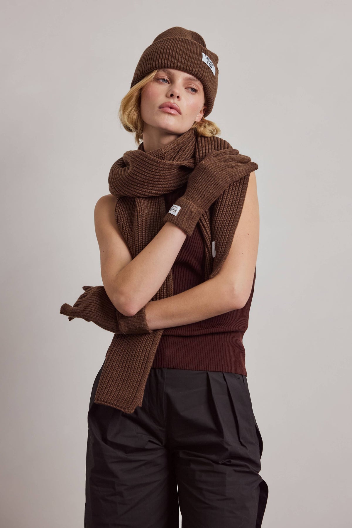 Recycled Bottle Beanie - Chocolate