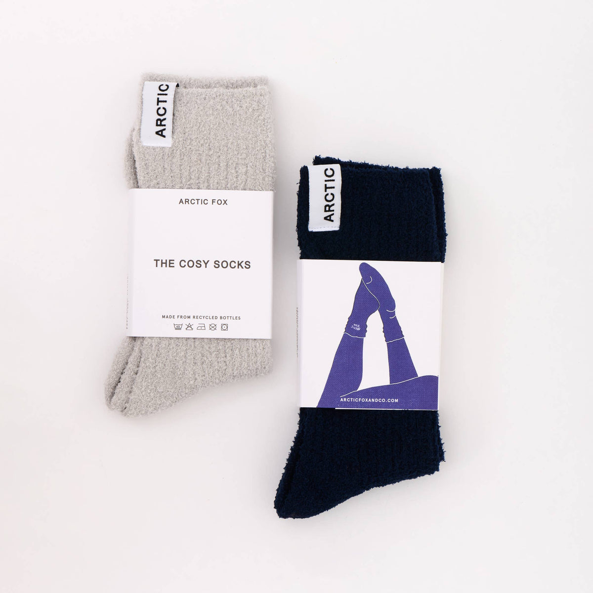 Cosy Socks - 100% Recycled - Muted Pink