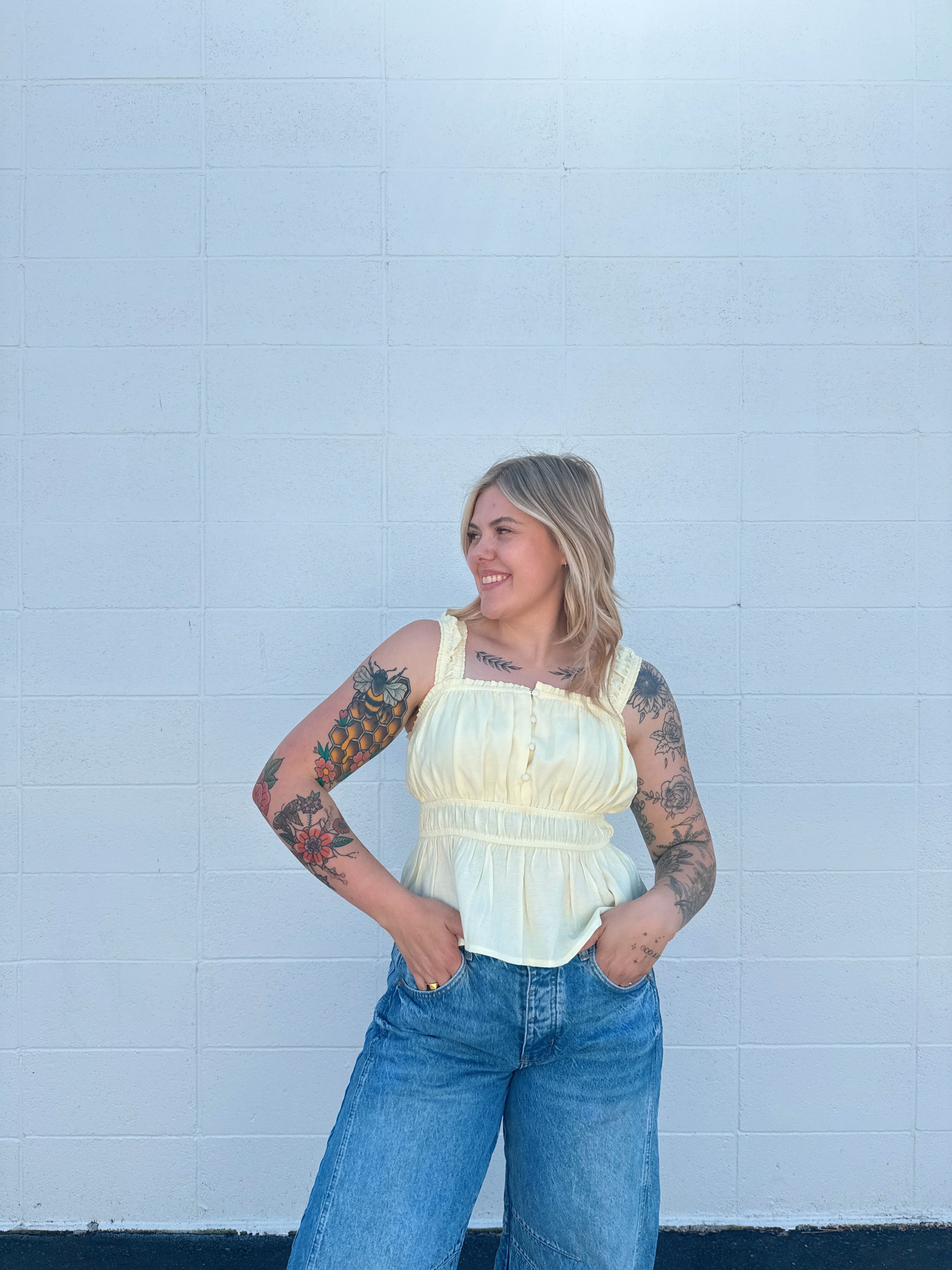 Kassie Peplum Tank