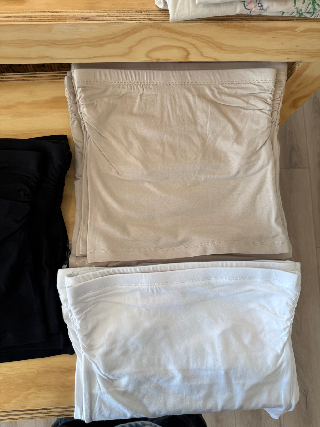 Cotton Tube Top W/ Built in Bra (Multiple colors)