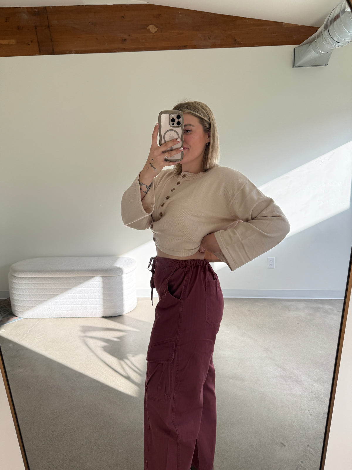 Terracotta Cargo Pants