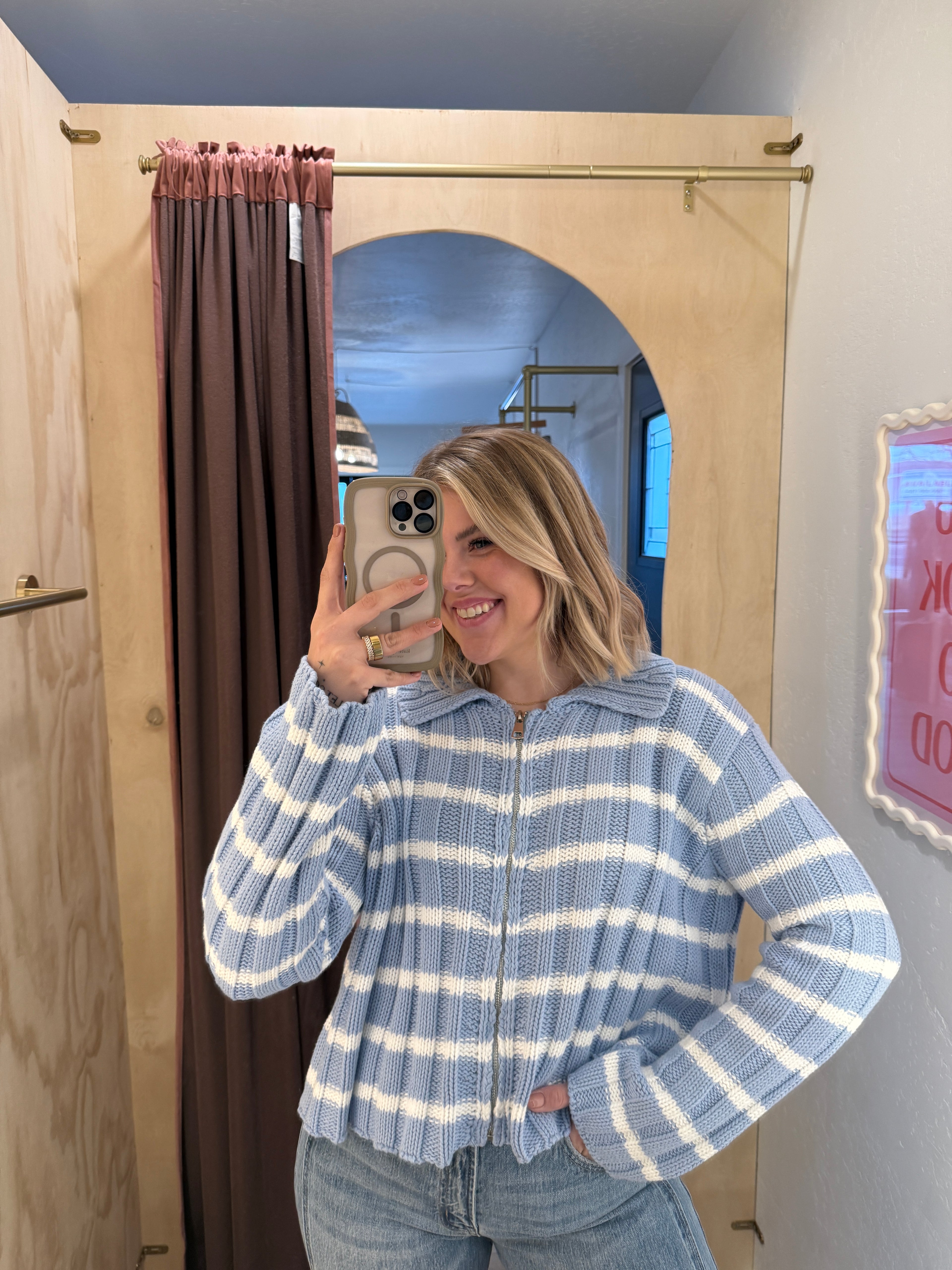 Cloud 9 Striped Sweater