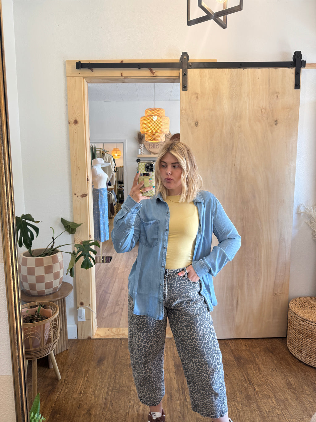 Tencel Denim Button Down