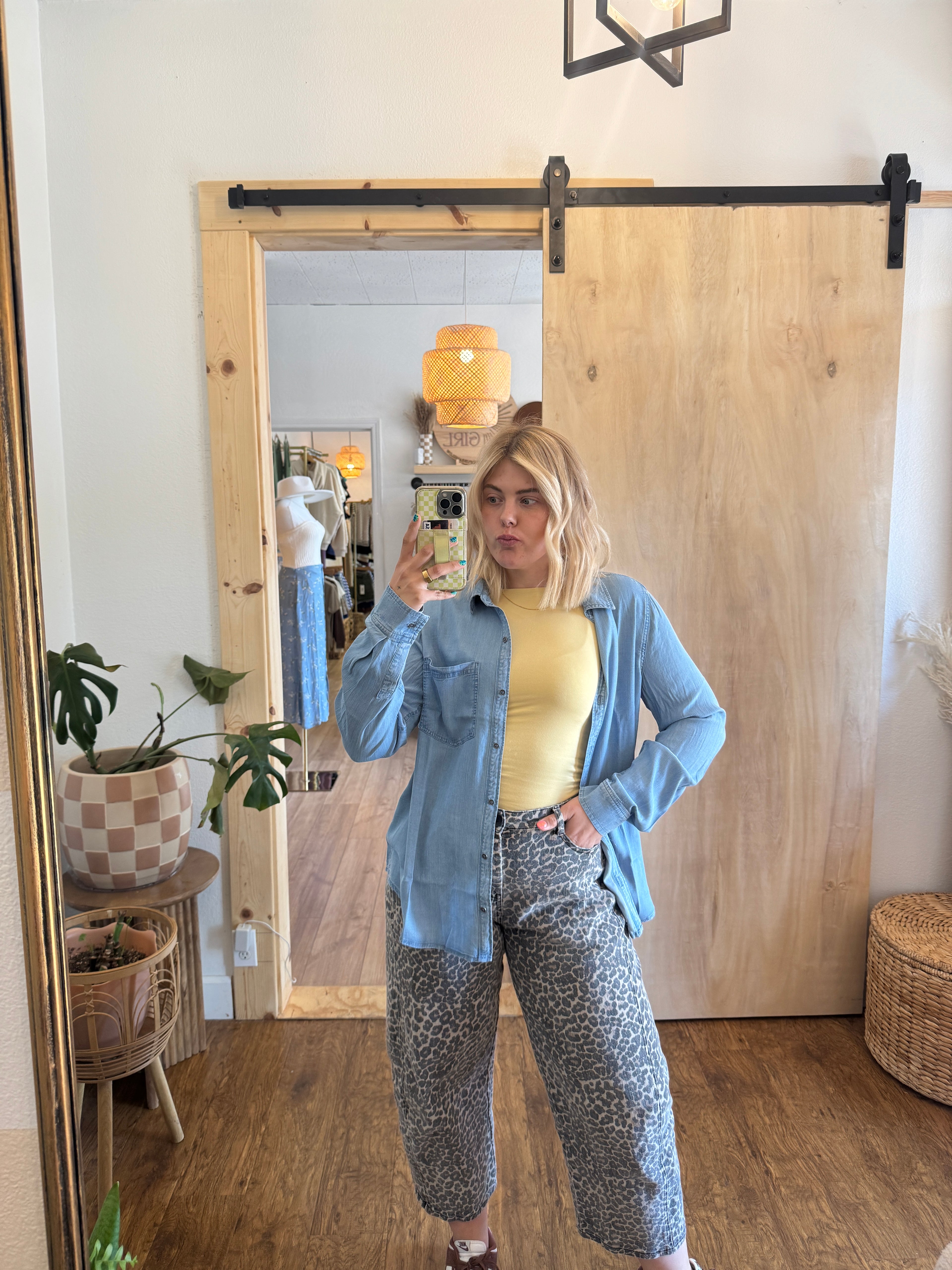 Tencel Denim Button Down