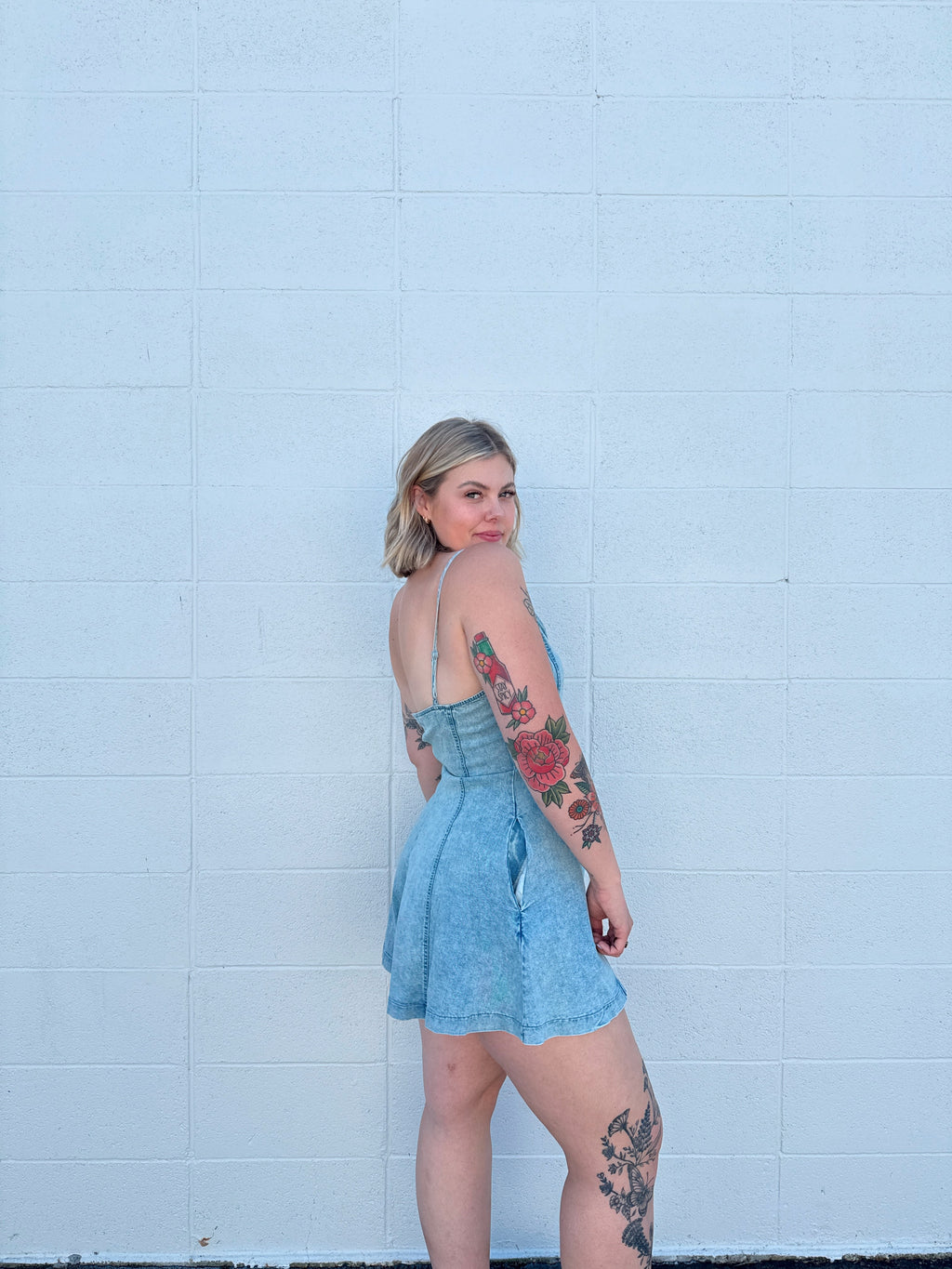 Lainey Fit & Flare Romper