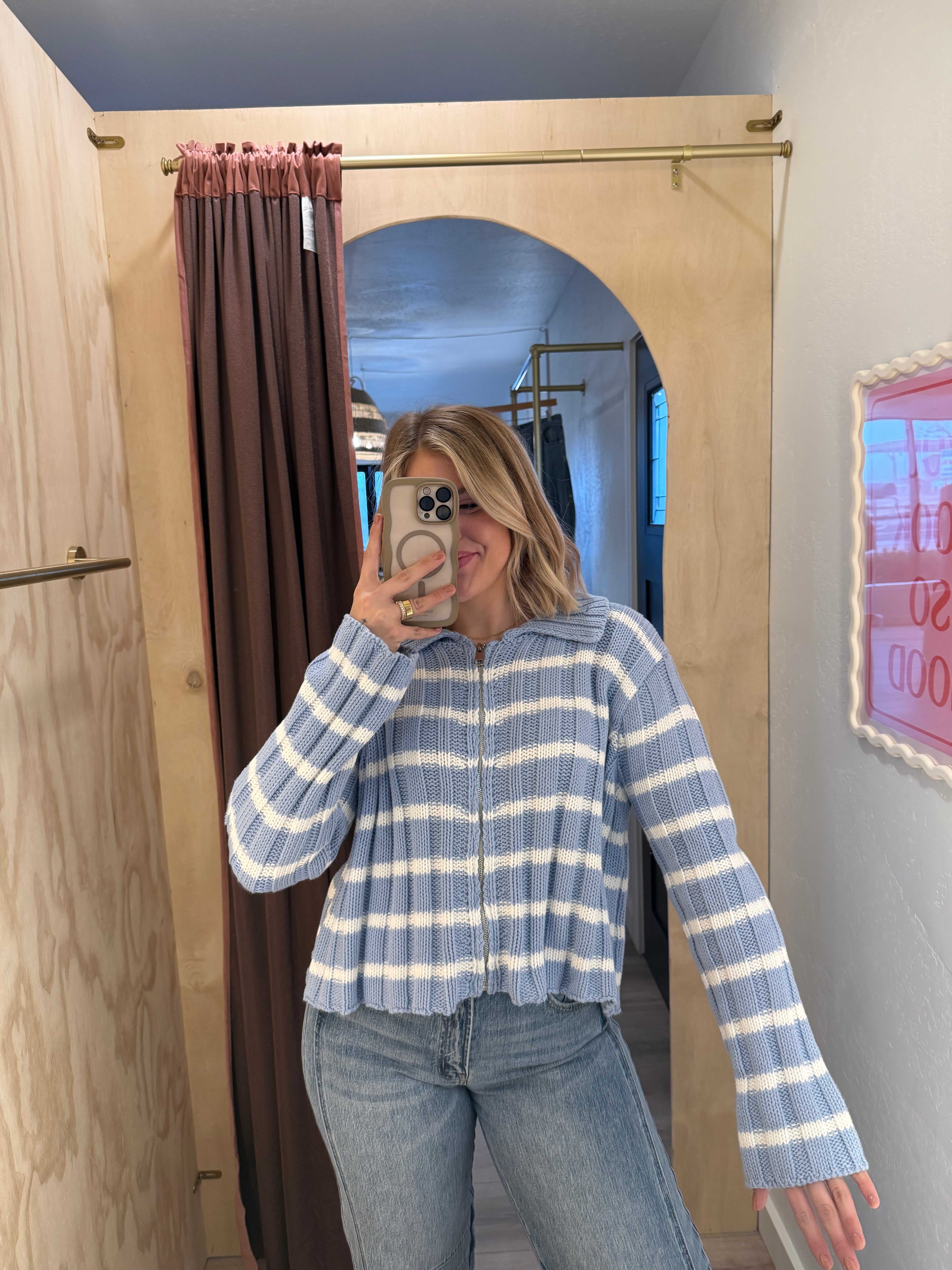 Cloud 9 Striped Sweater