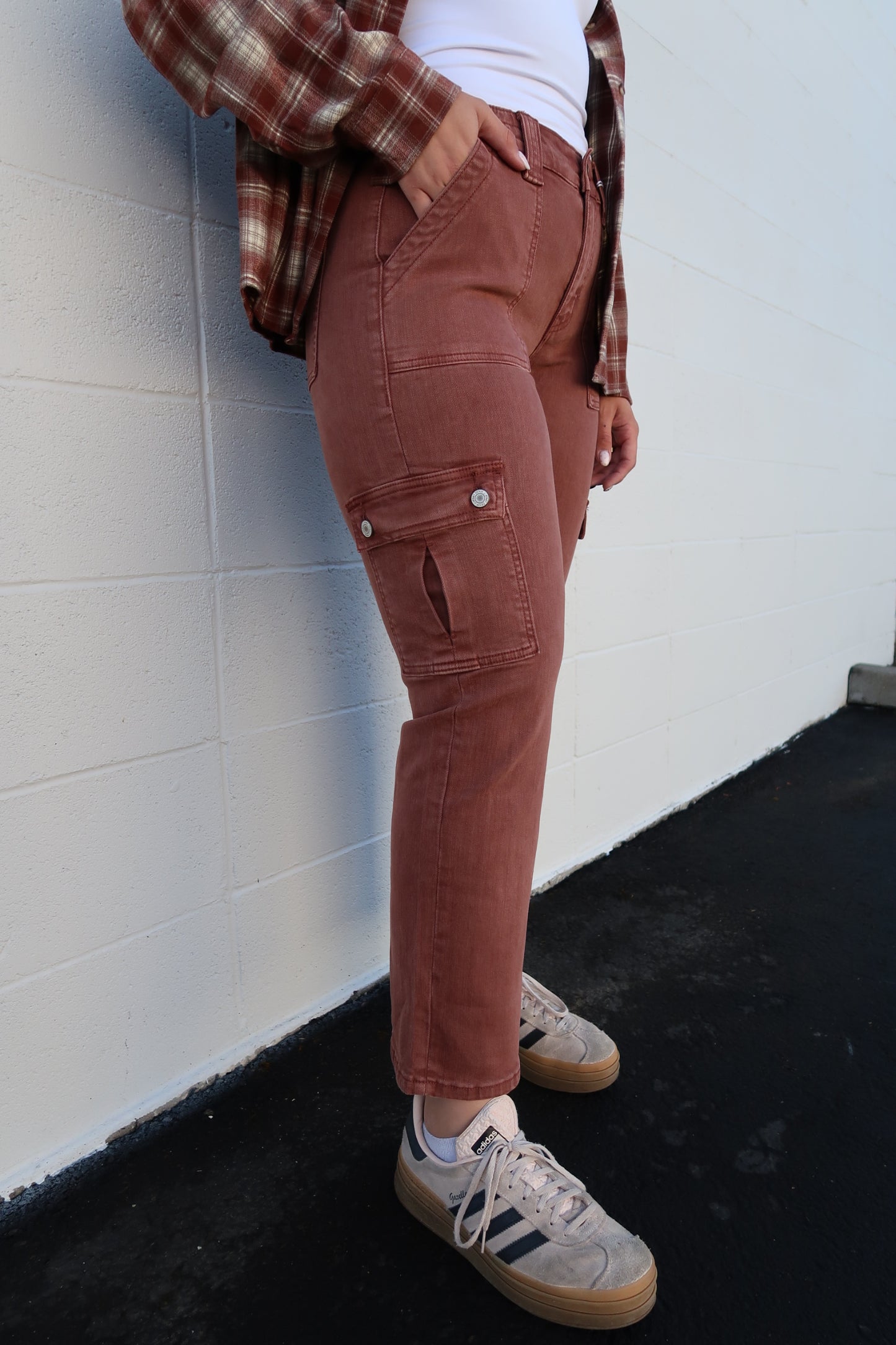 Paislie Cargo Straight Jeans