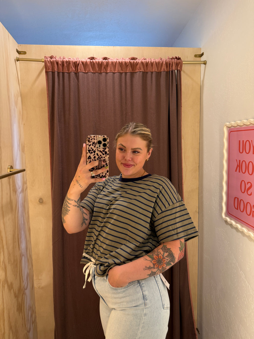 On the Daily Striped Cotton Tees (Multiple Colors)