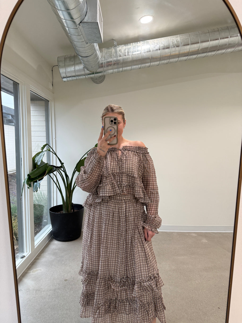 The Marlowe Skirt - Brown