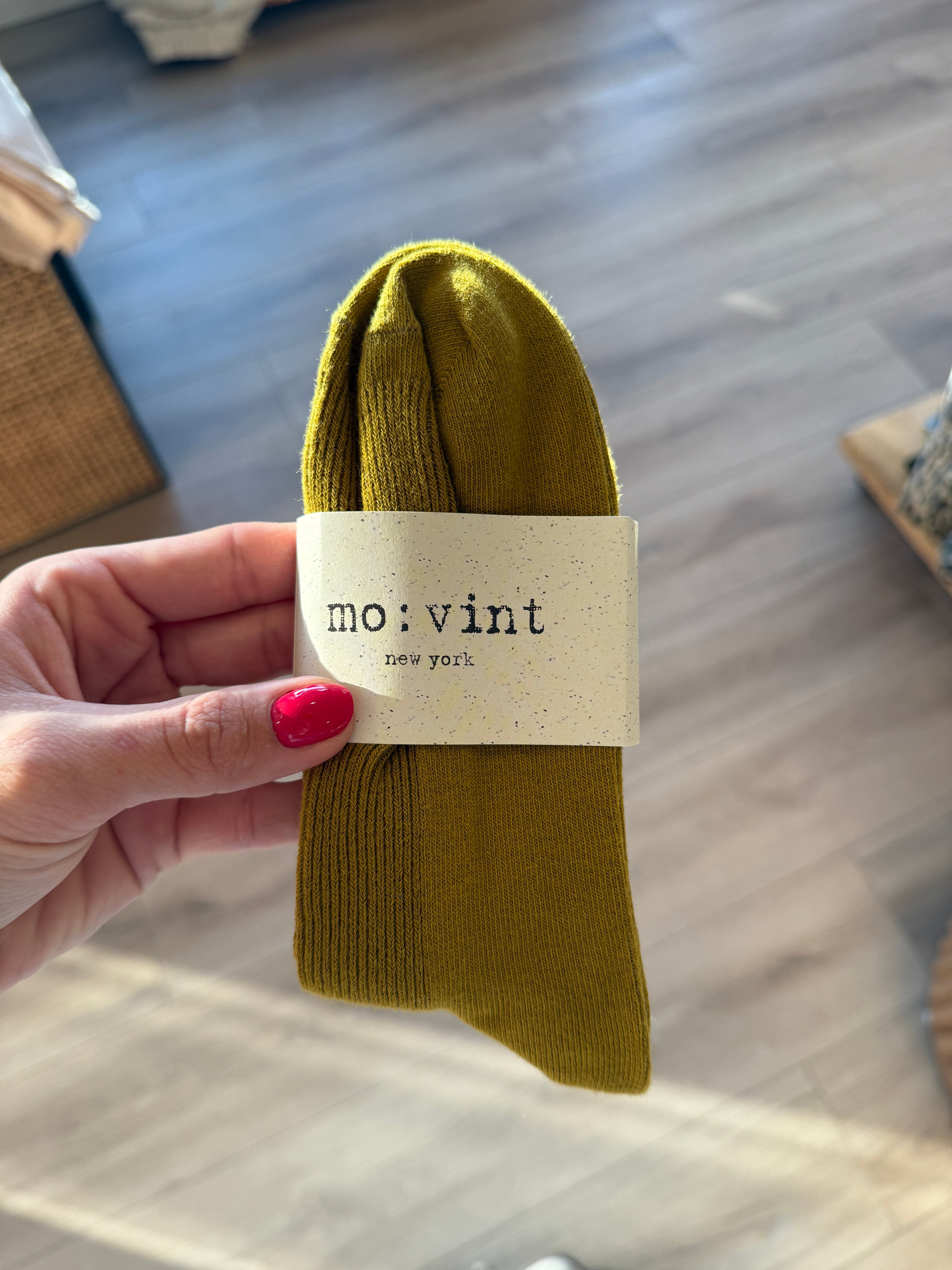 Ribbed Mock Socks (multiple colors)