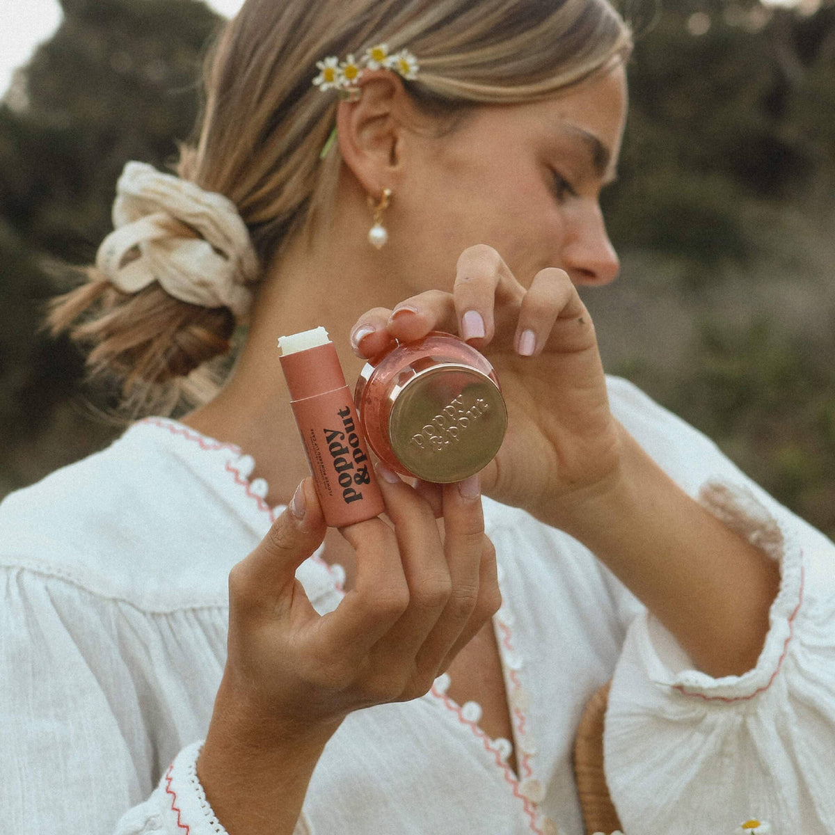 Poppy and Pout Lip Care Duo - Pomegranate Peach