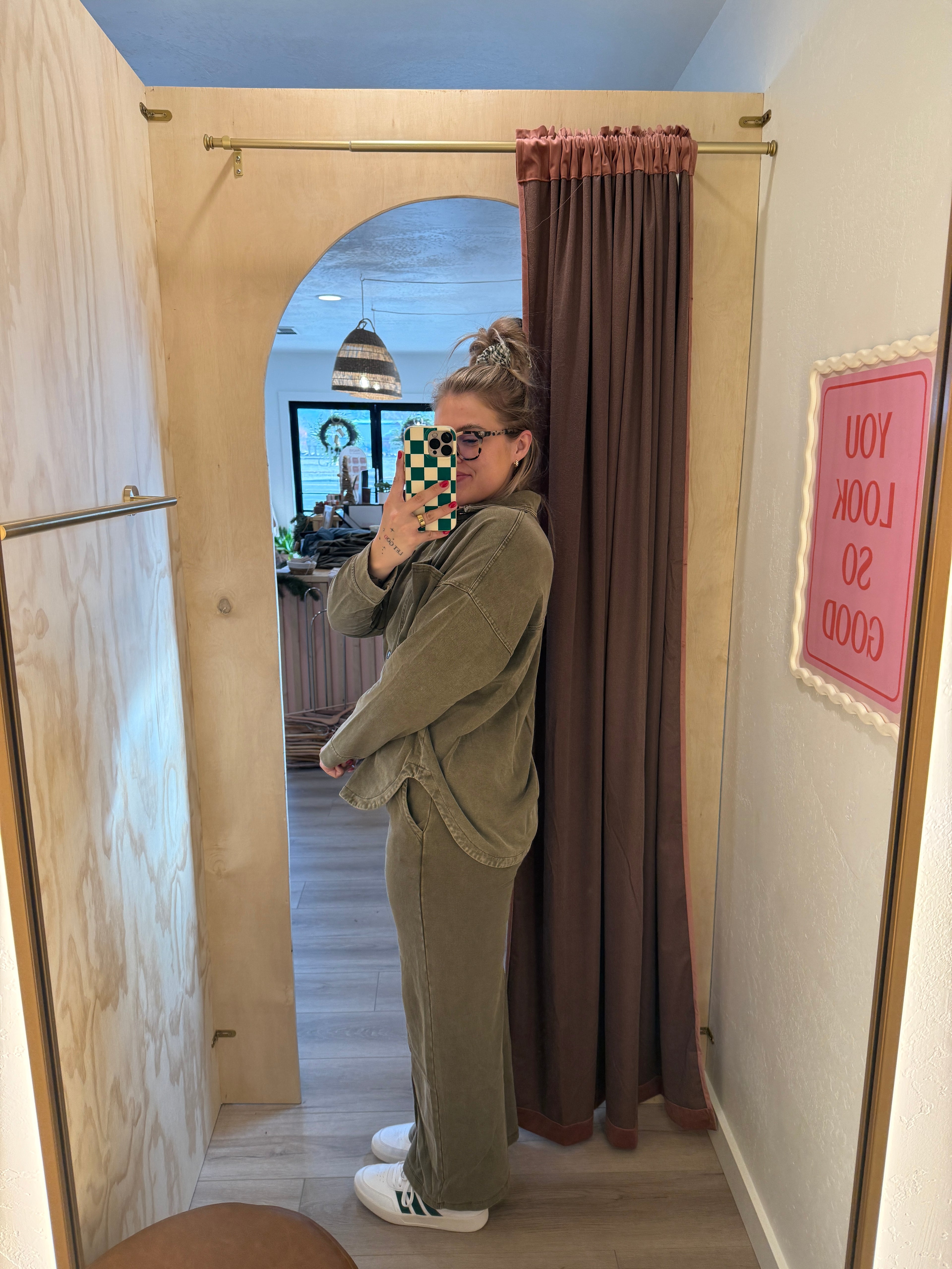 Knit Denim Lounge Pants (Multiple colors)