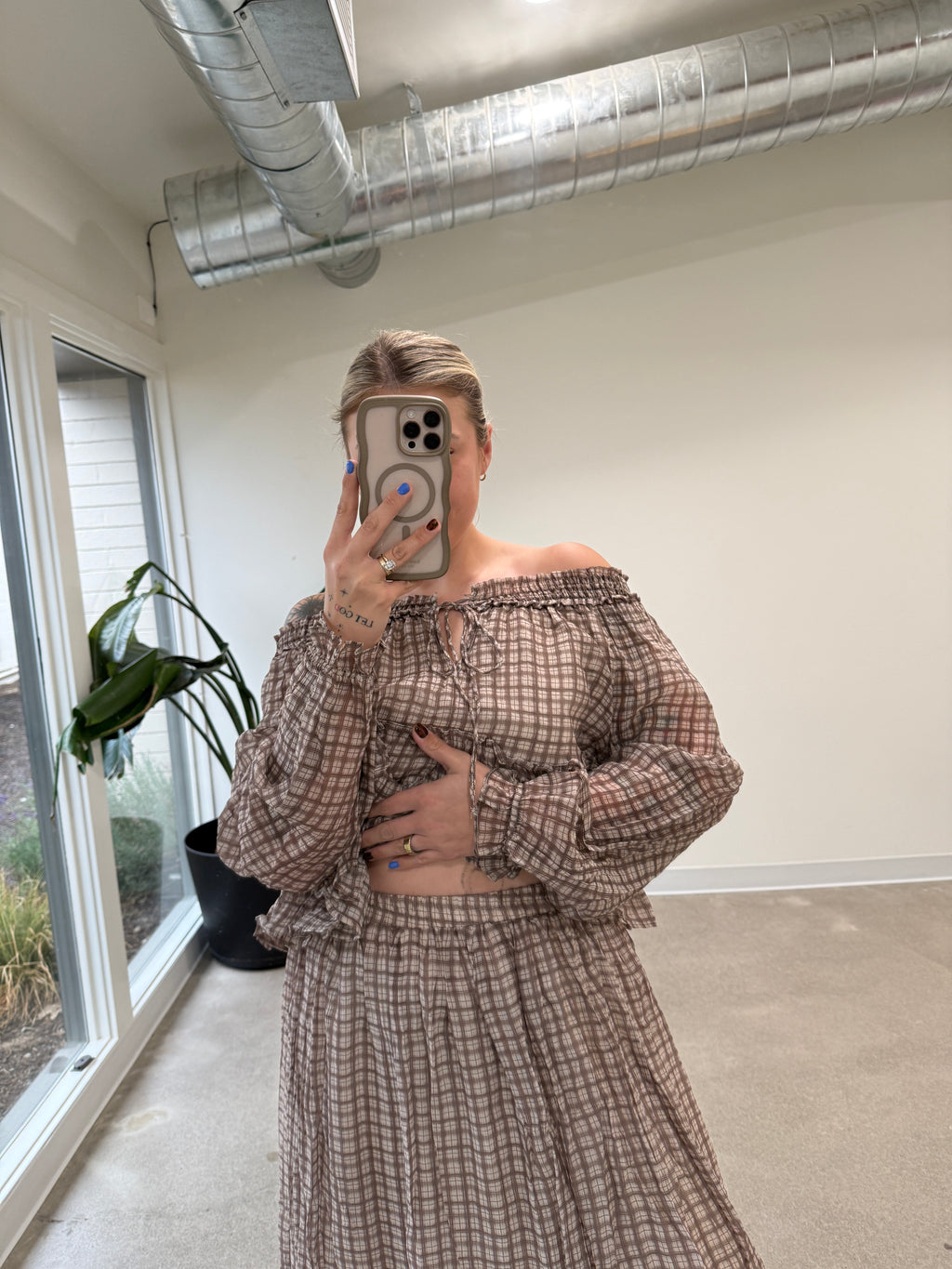 The Marlowe Skirt - Brown