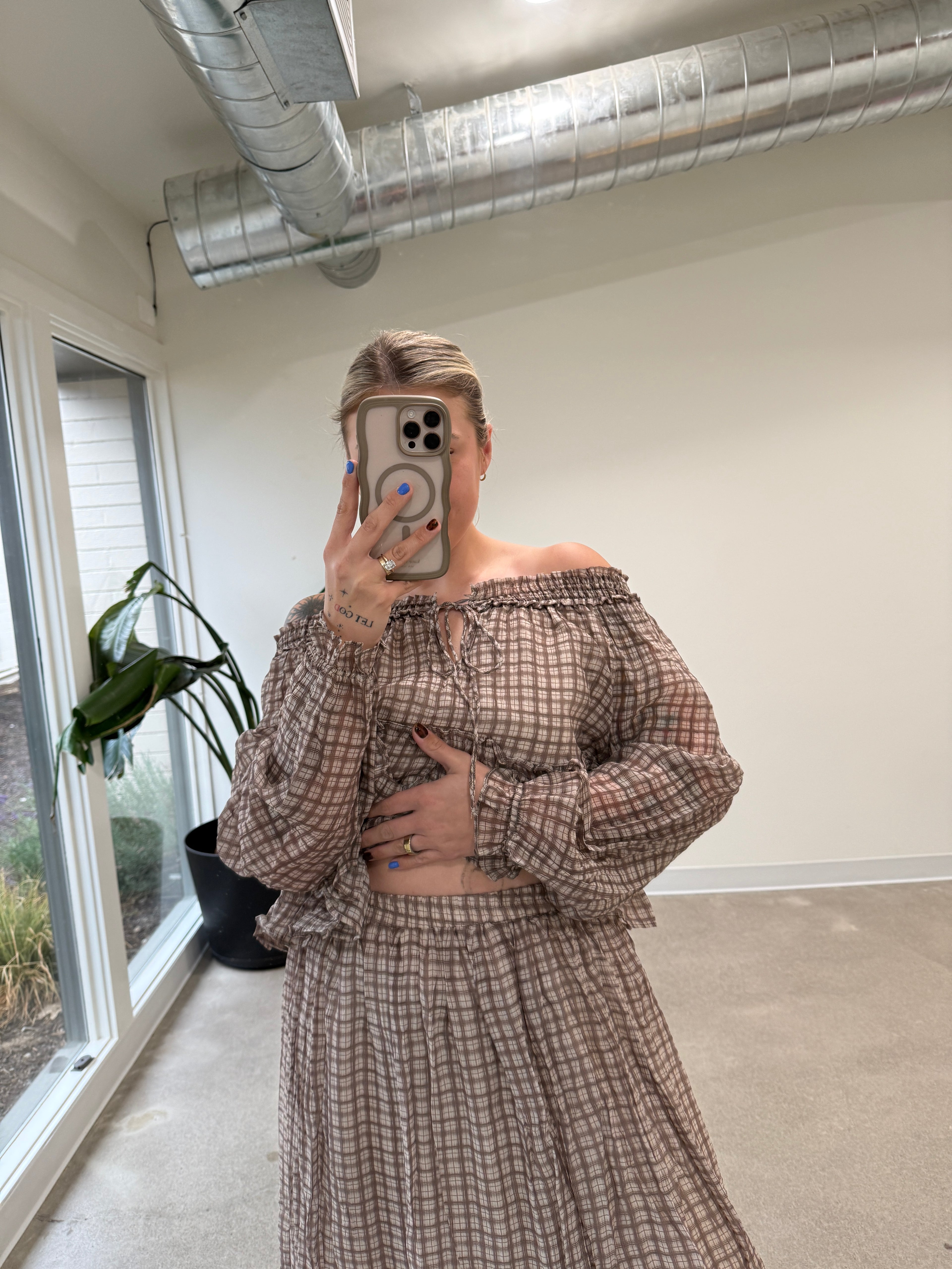 The Marlowe Skirt - Brown