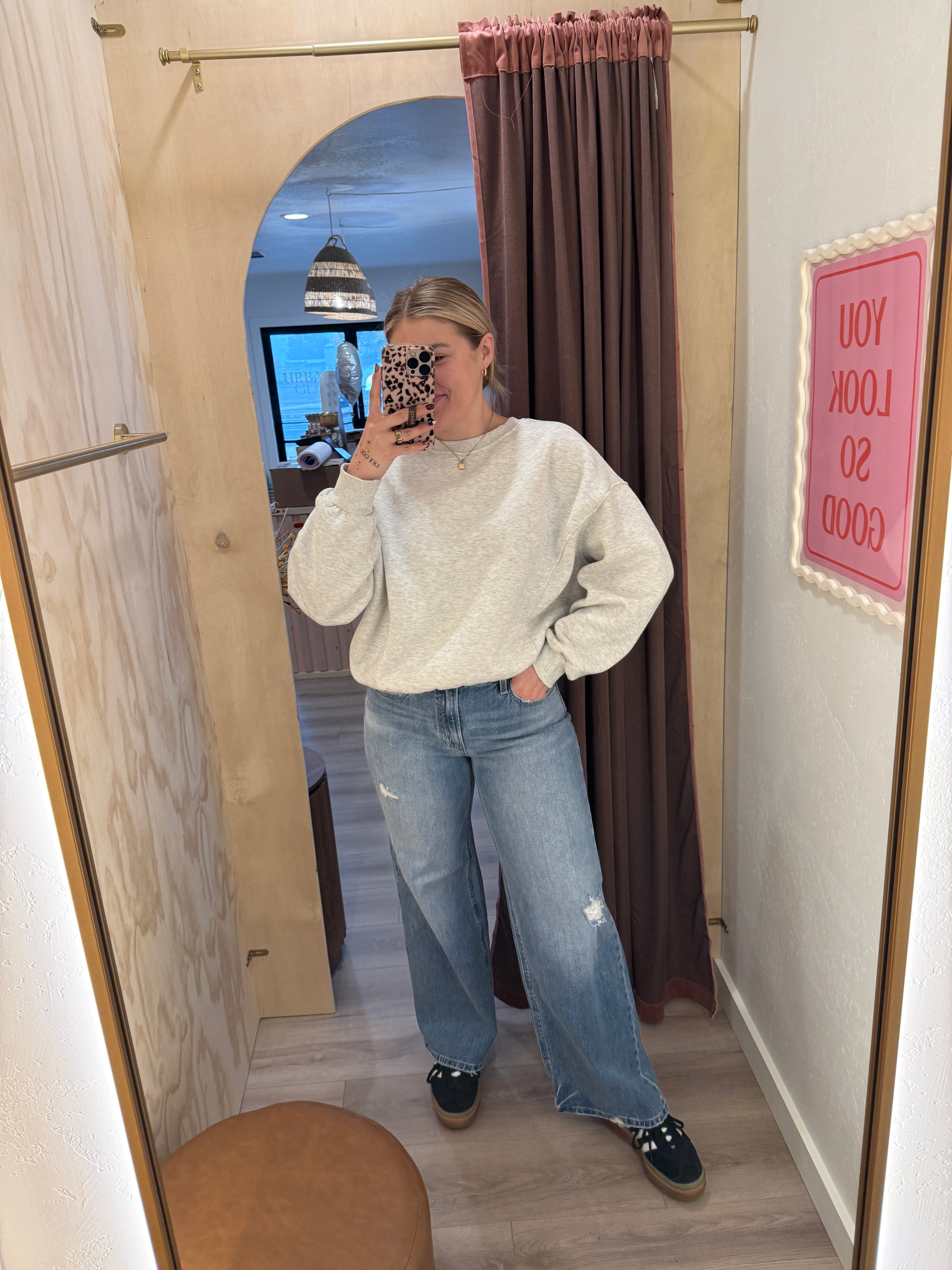 High Rise Olivia Wide Leg Denim