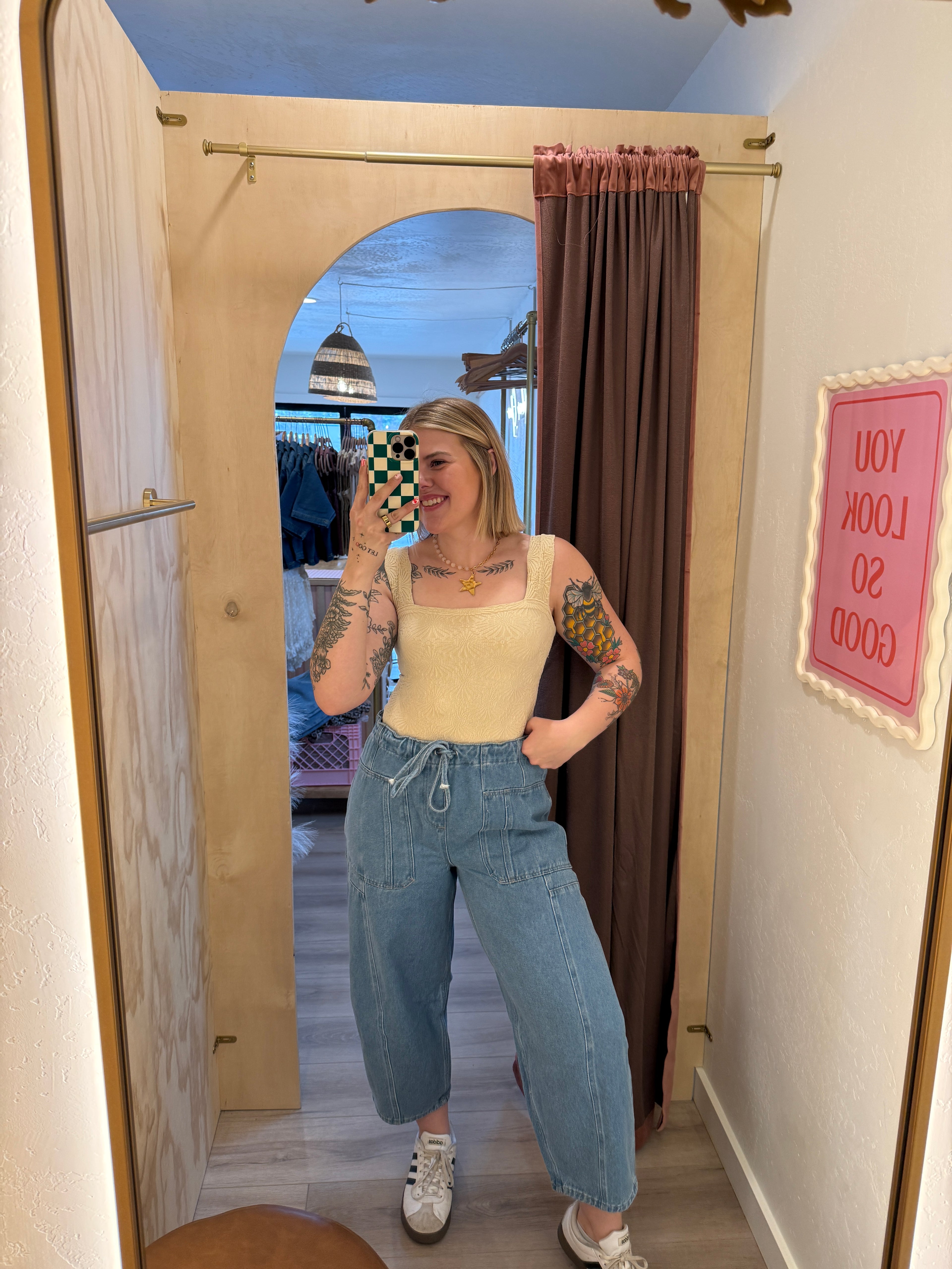 Everyday Ease Drawstring Barrel Pants