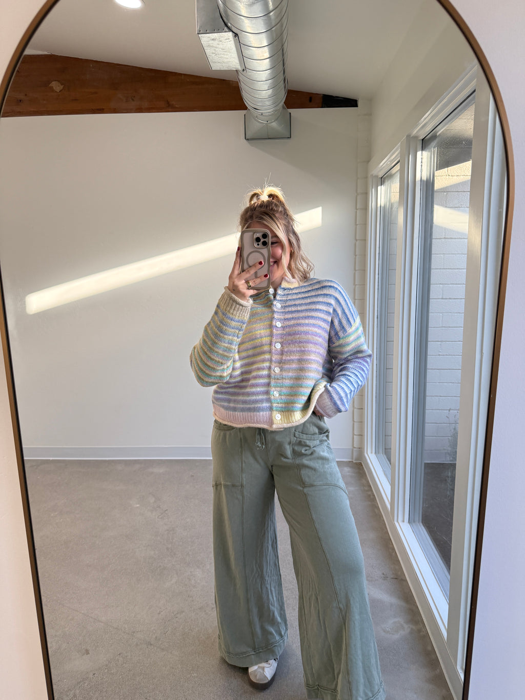 Lime Mix Cardigan