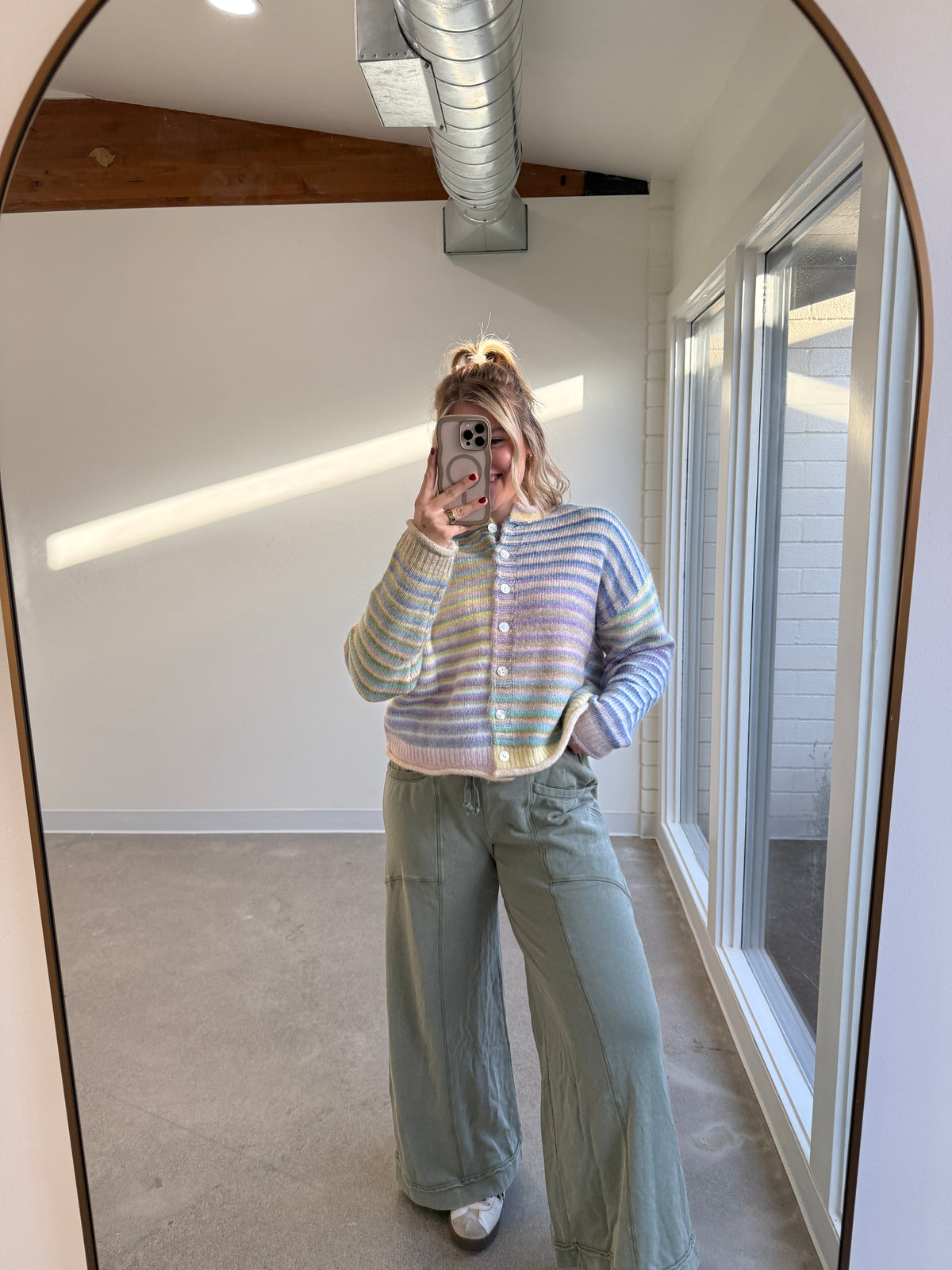 Lime Mix Cardigan