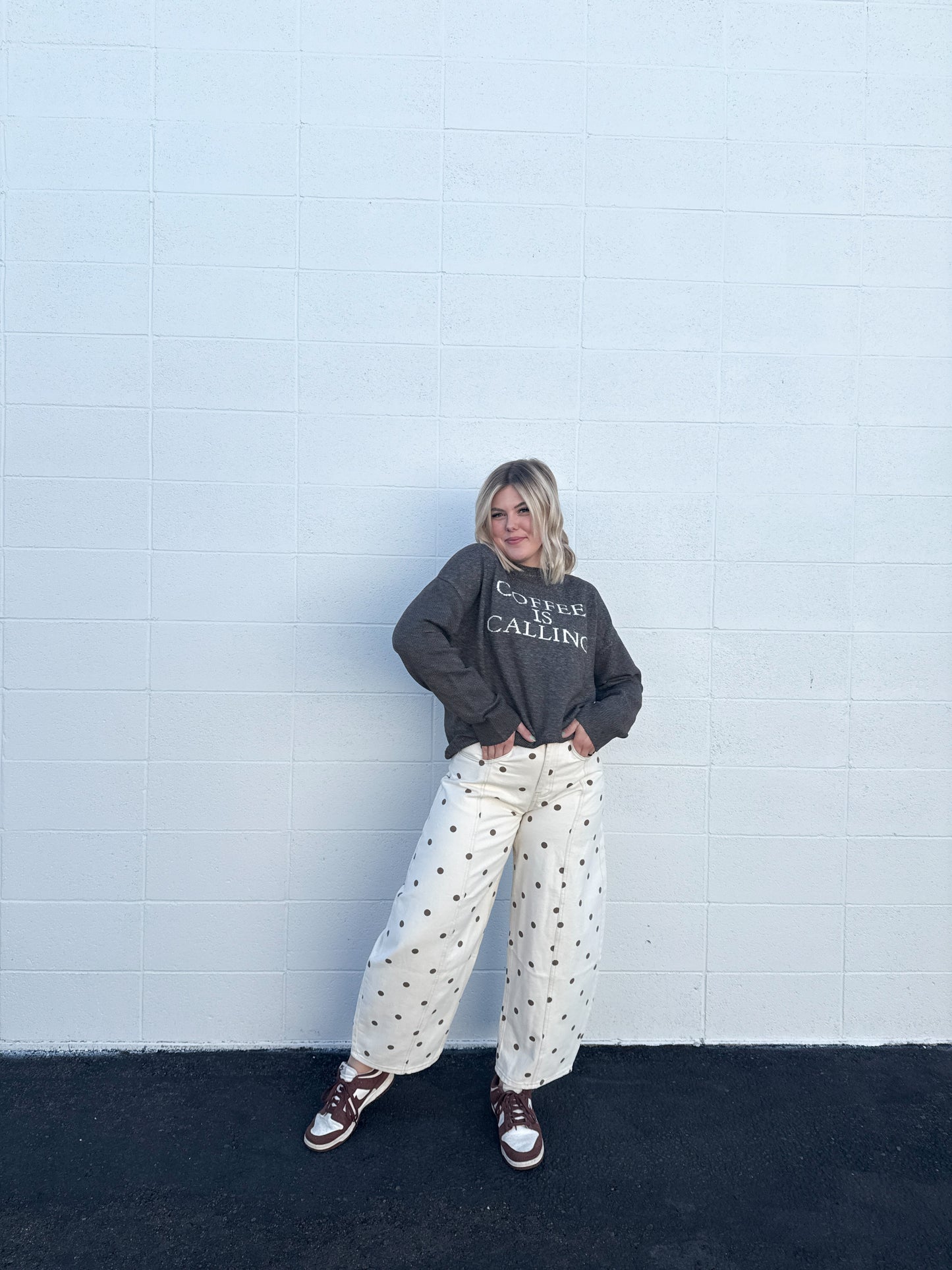 Coffee Is Calling Crewneck Sweater