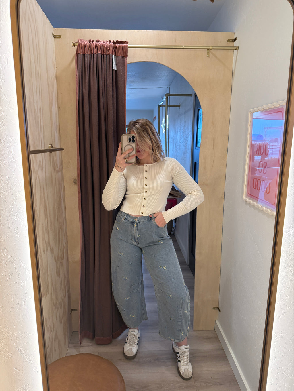 Wildflower Season Barrel Pants