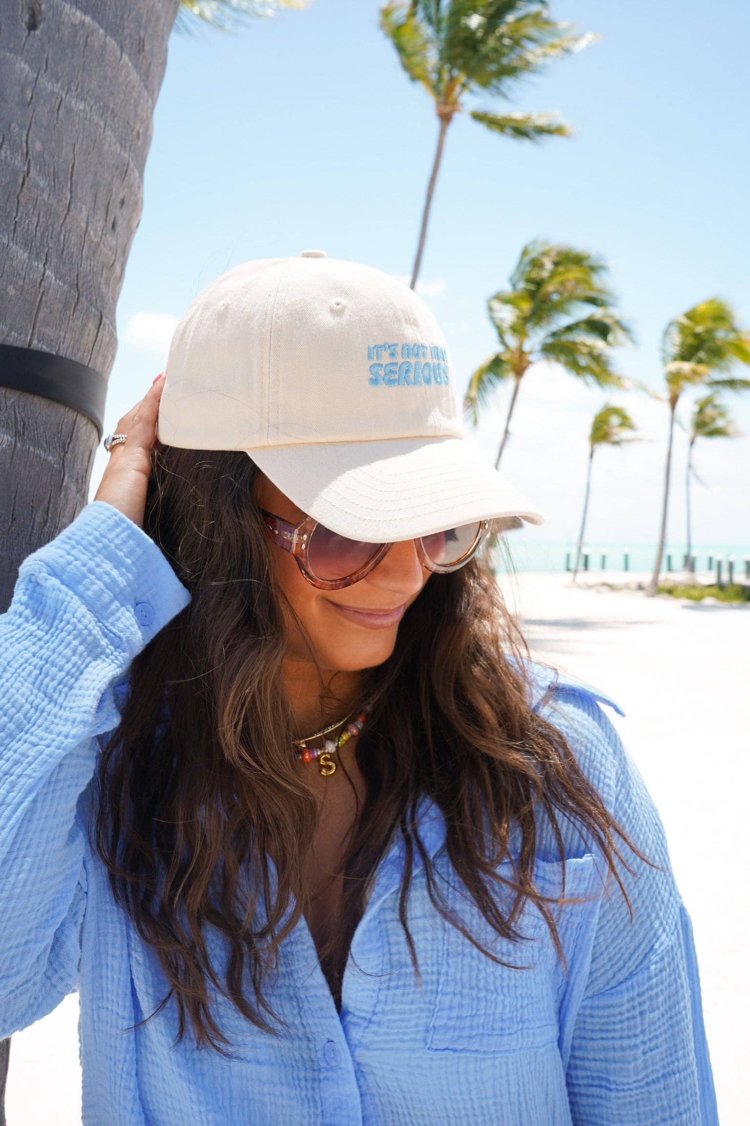 It's Not That Serious - Cream Dad Cap