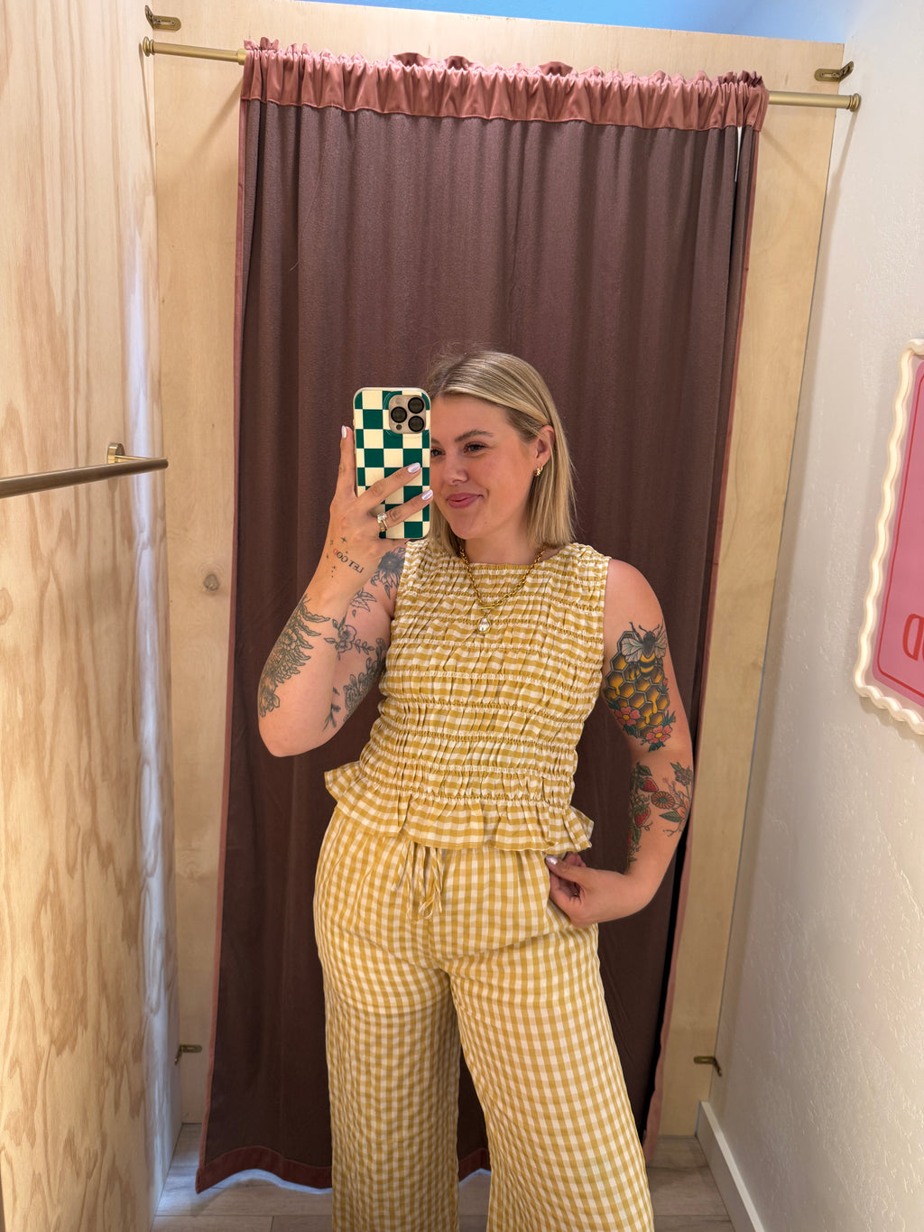 Honey Harvest Smocked Top