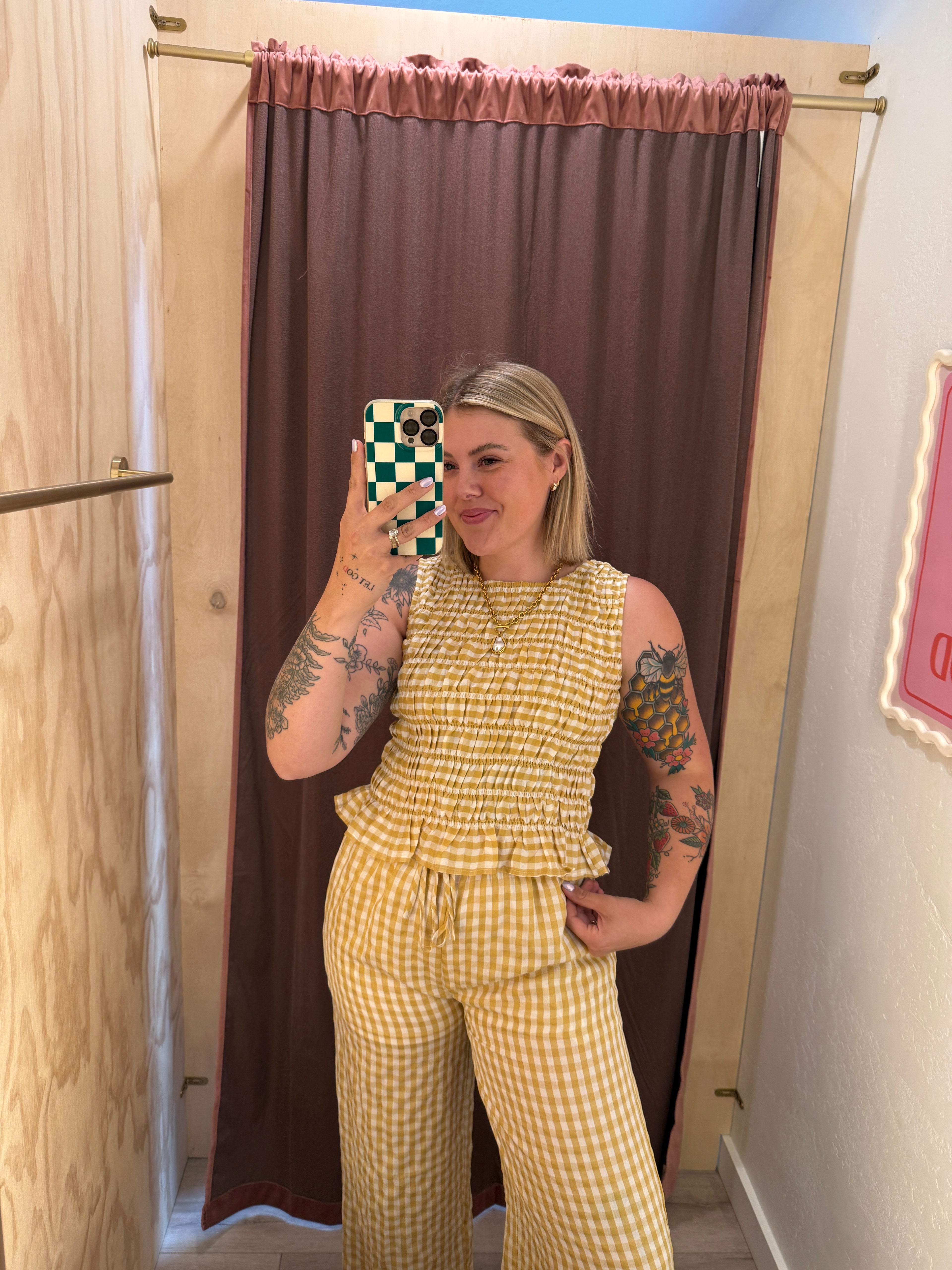 Honey Harvest Smocked Top