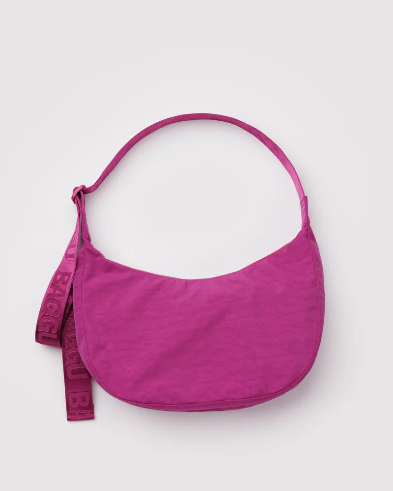 Baggu Medium Crescent Bag - Deep Fuchsia