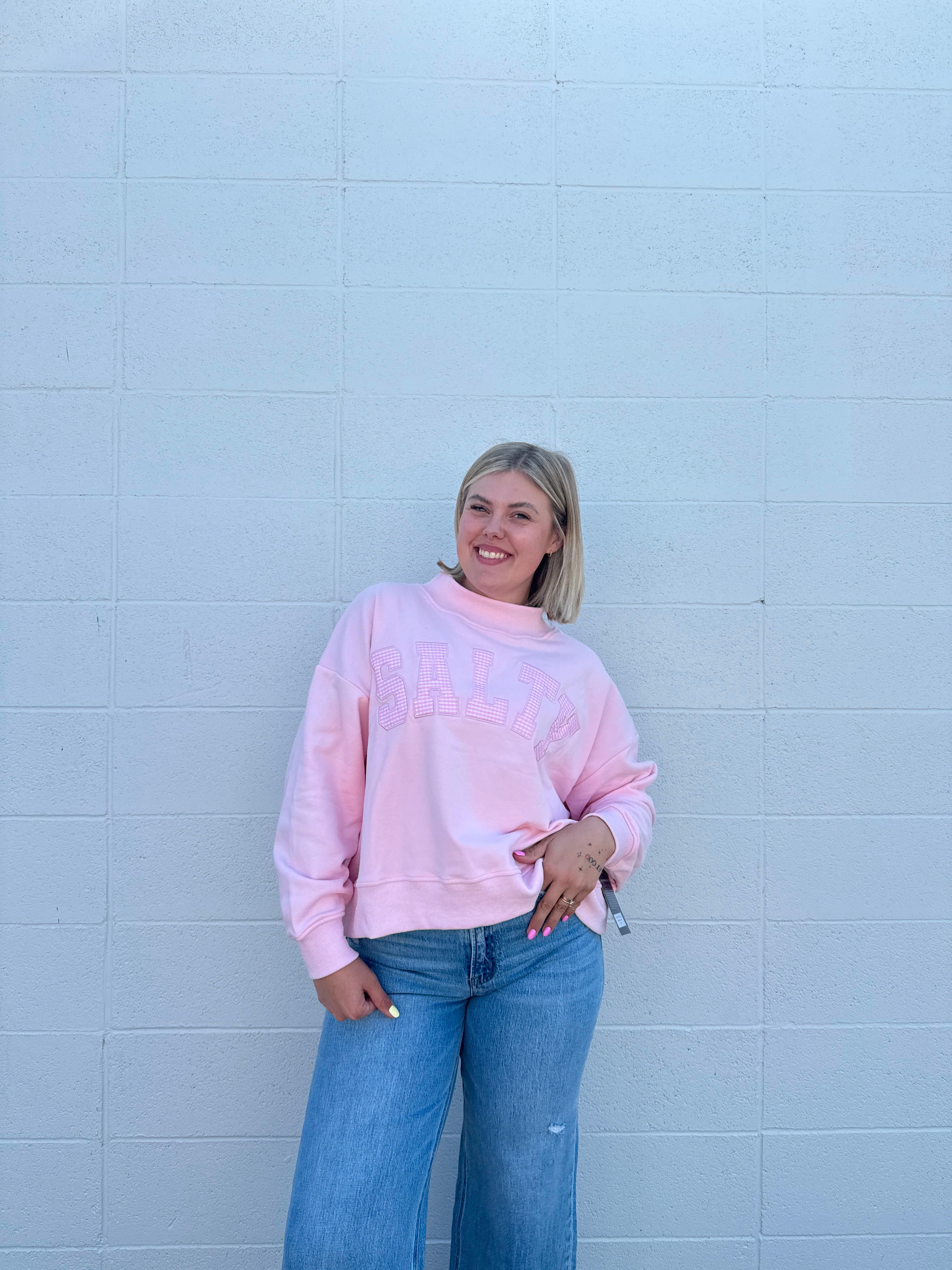Salty Mockneck Sweatshirt