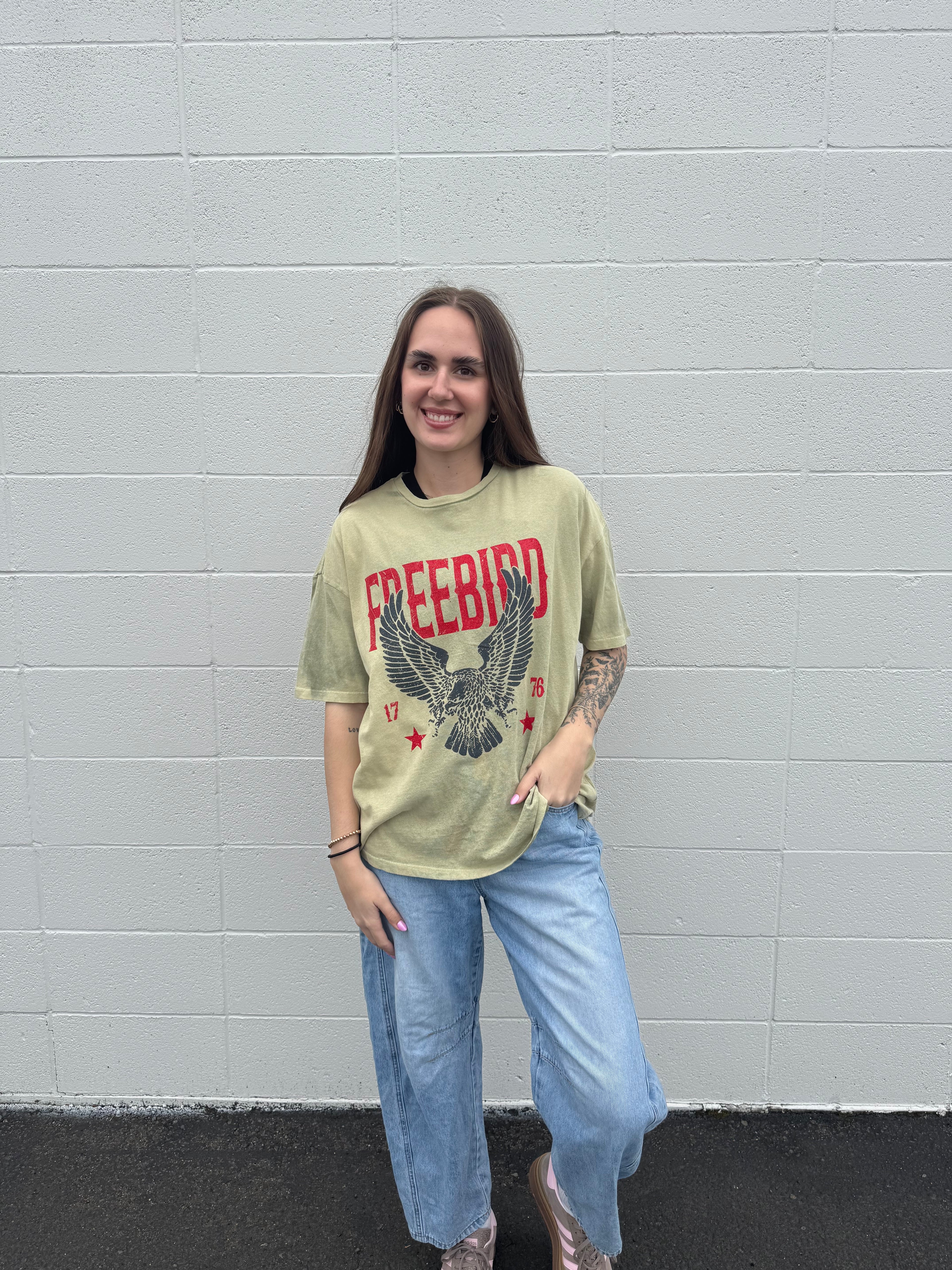 Free Bird Vintage Graphic Tee