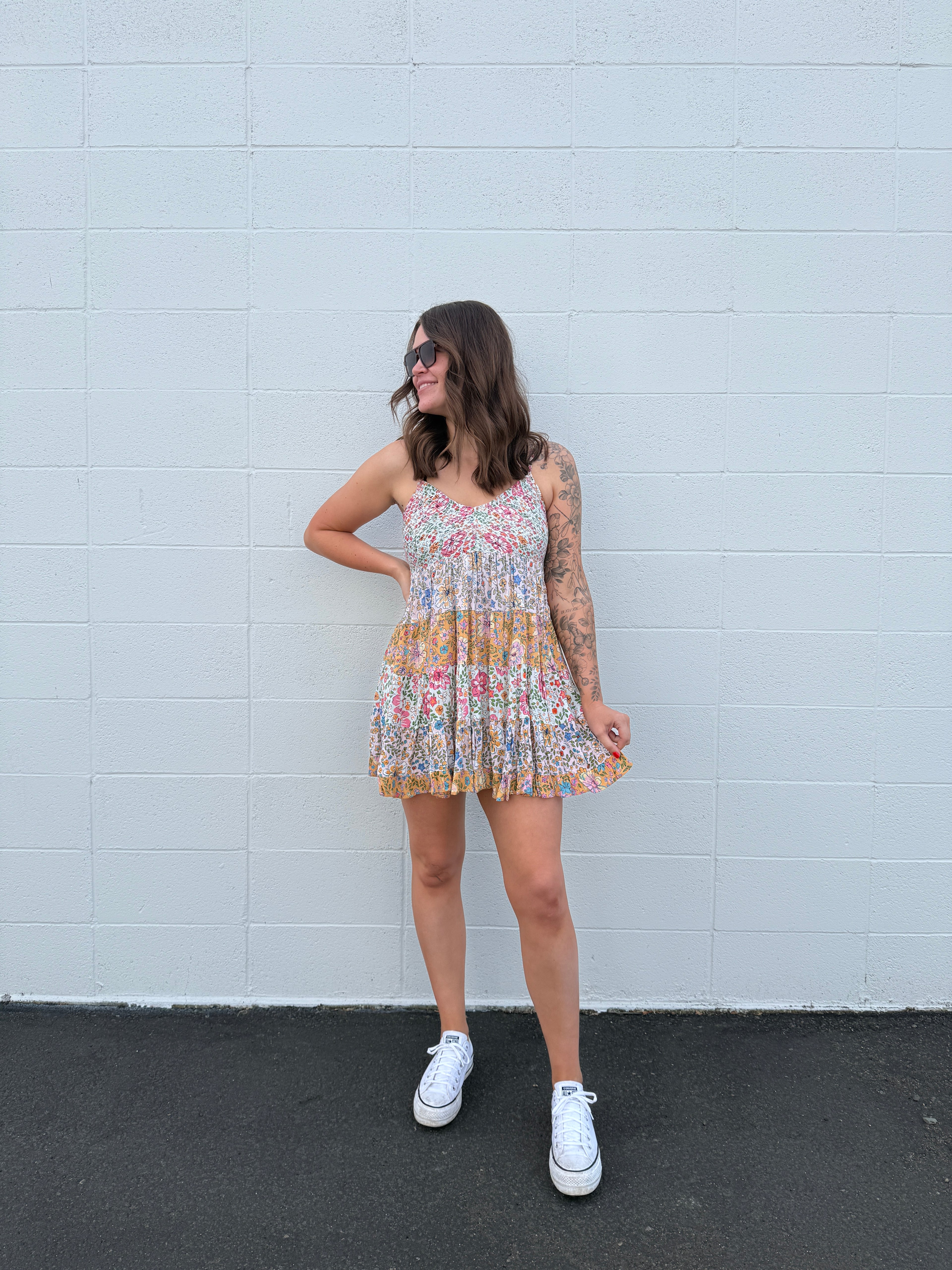 Flirty Floral Mini Dress