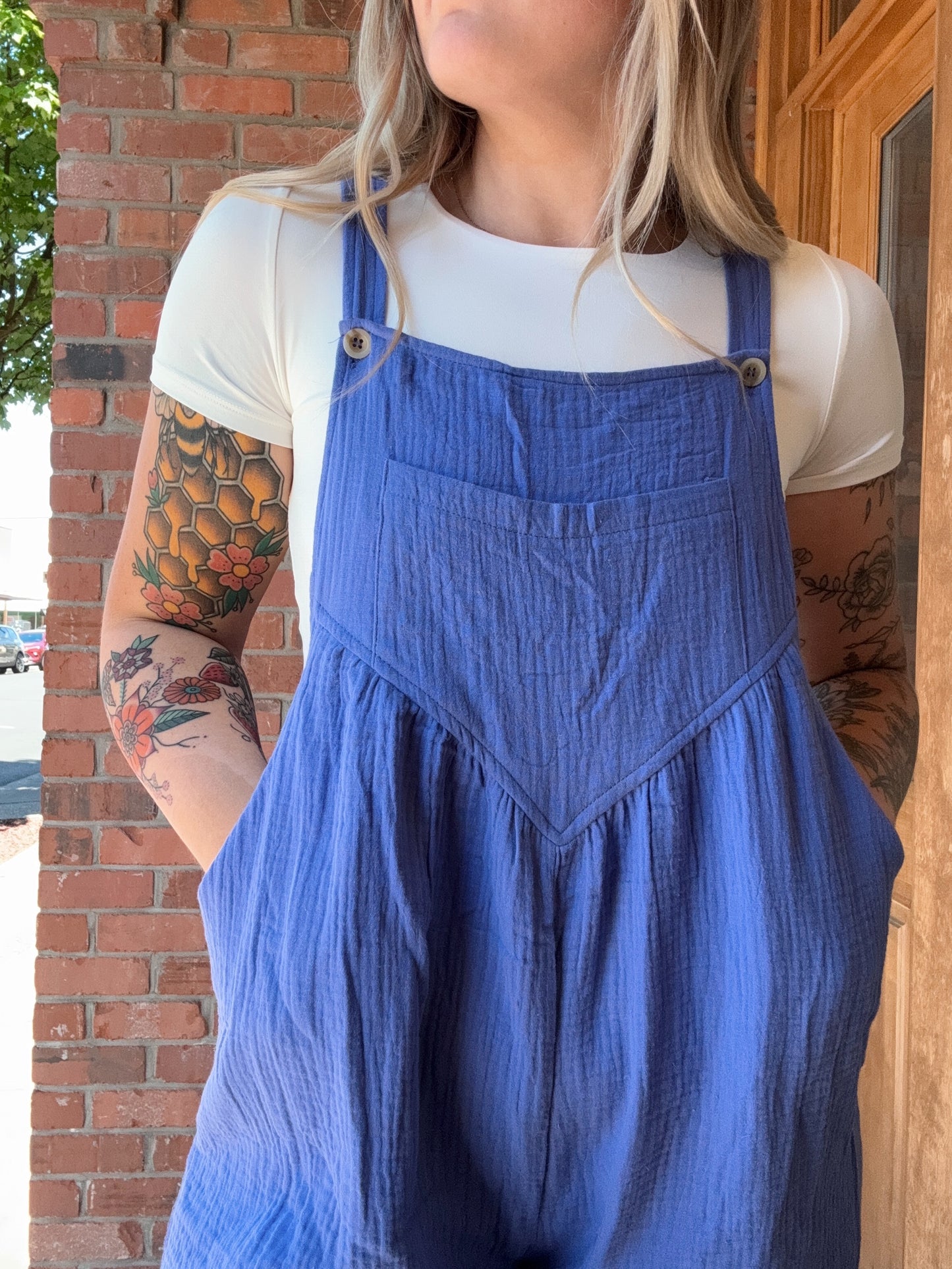 Easy Breezy Jumpsuit (Periwinkle)