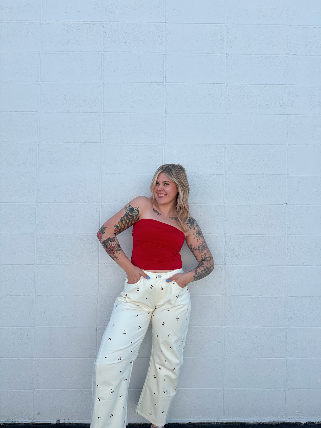 Ruby Red Tube Top