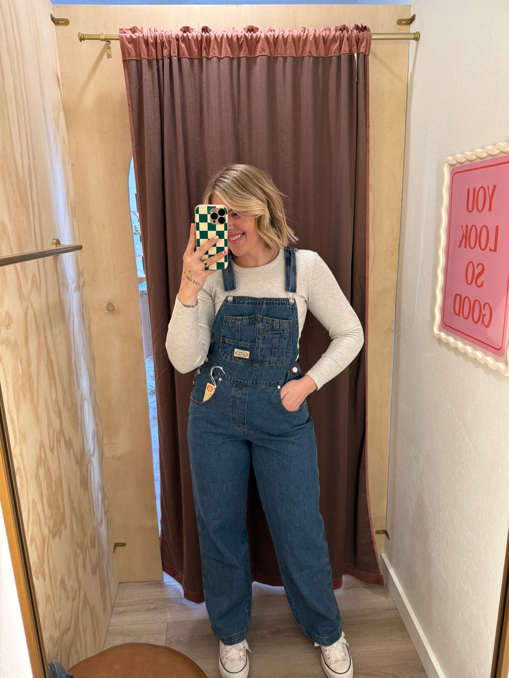 Denim Core Medium Wash Overalls