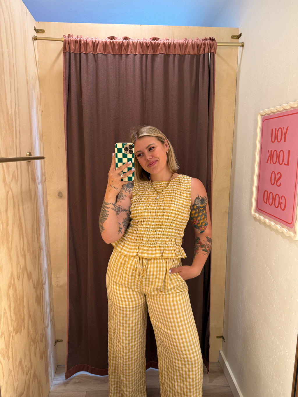 Honey Harvest Smocked Top