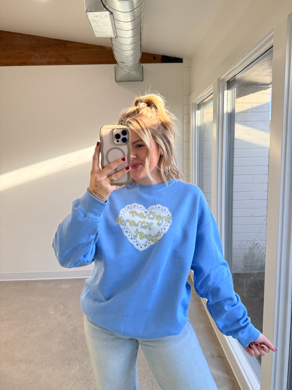 Mother Knows Best Crewneck