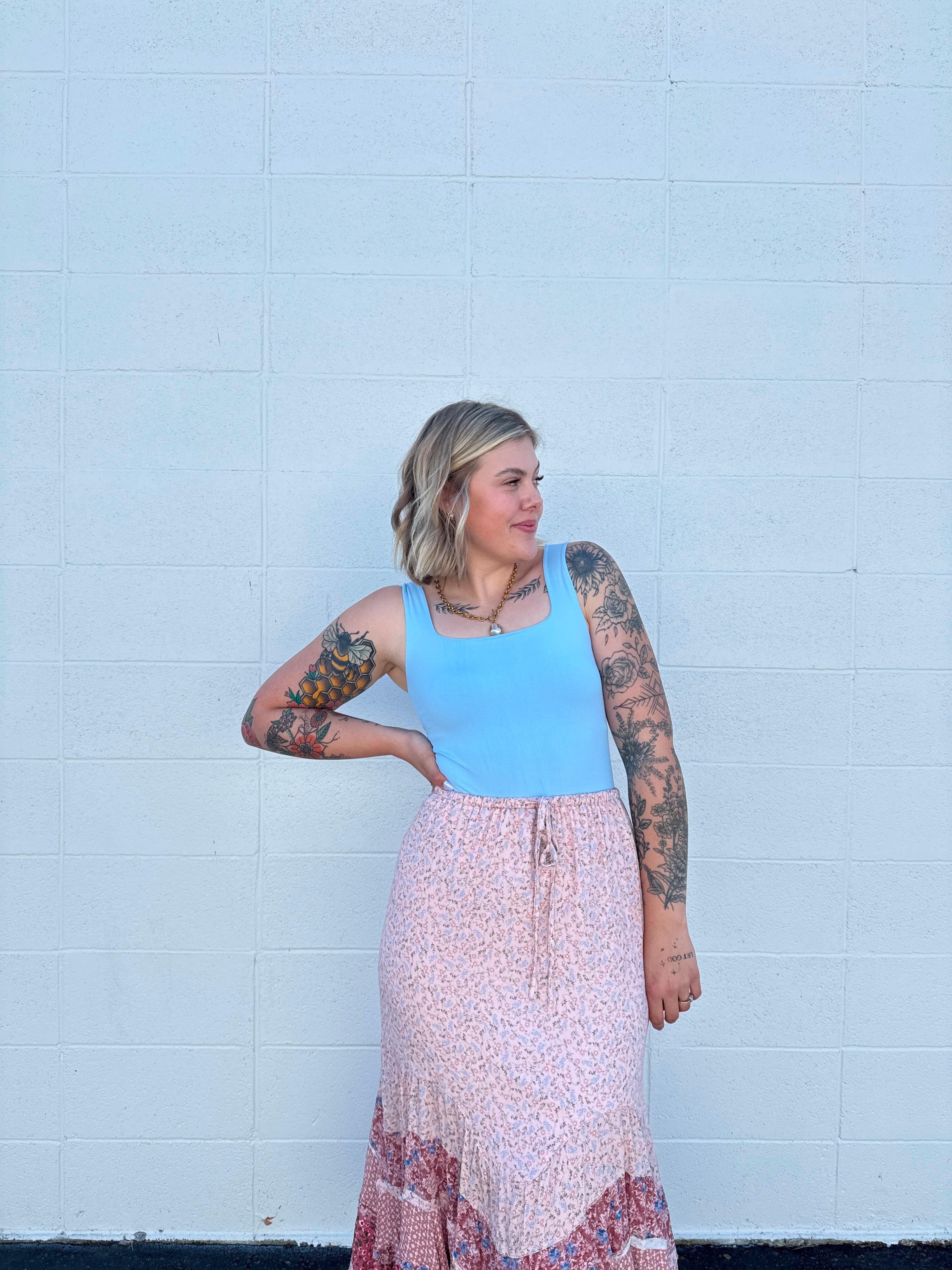Freshly Picked Floral Maxi Skirt