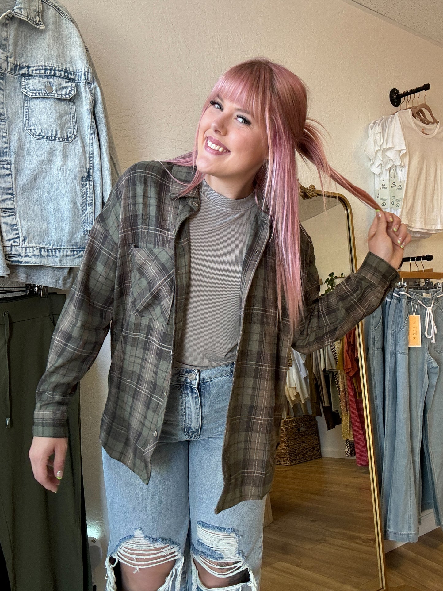 Kenzie Button Down Flannel