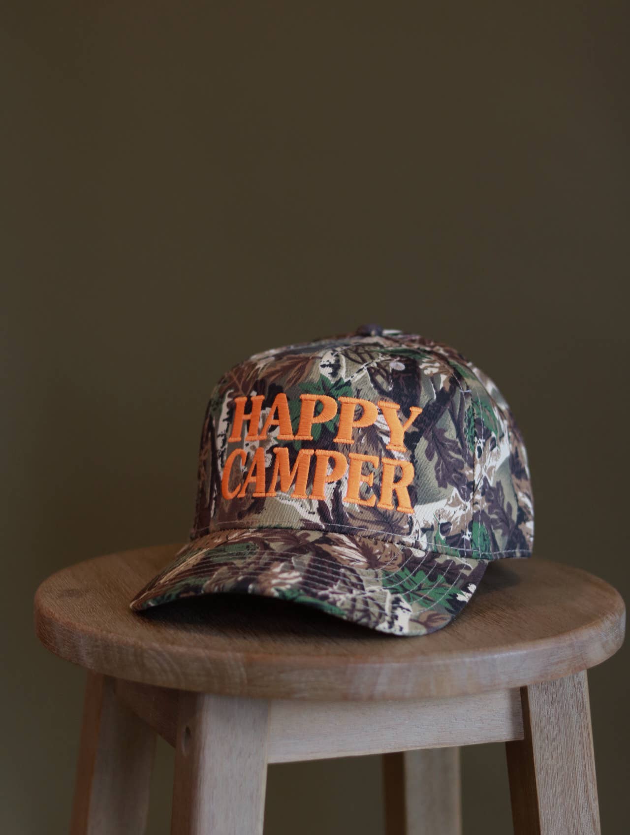 Happy Camper Camo Hat