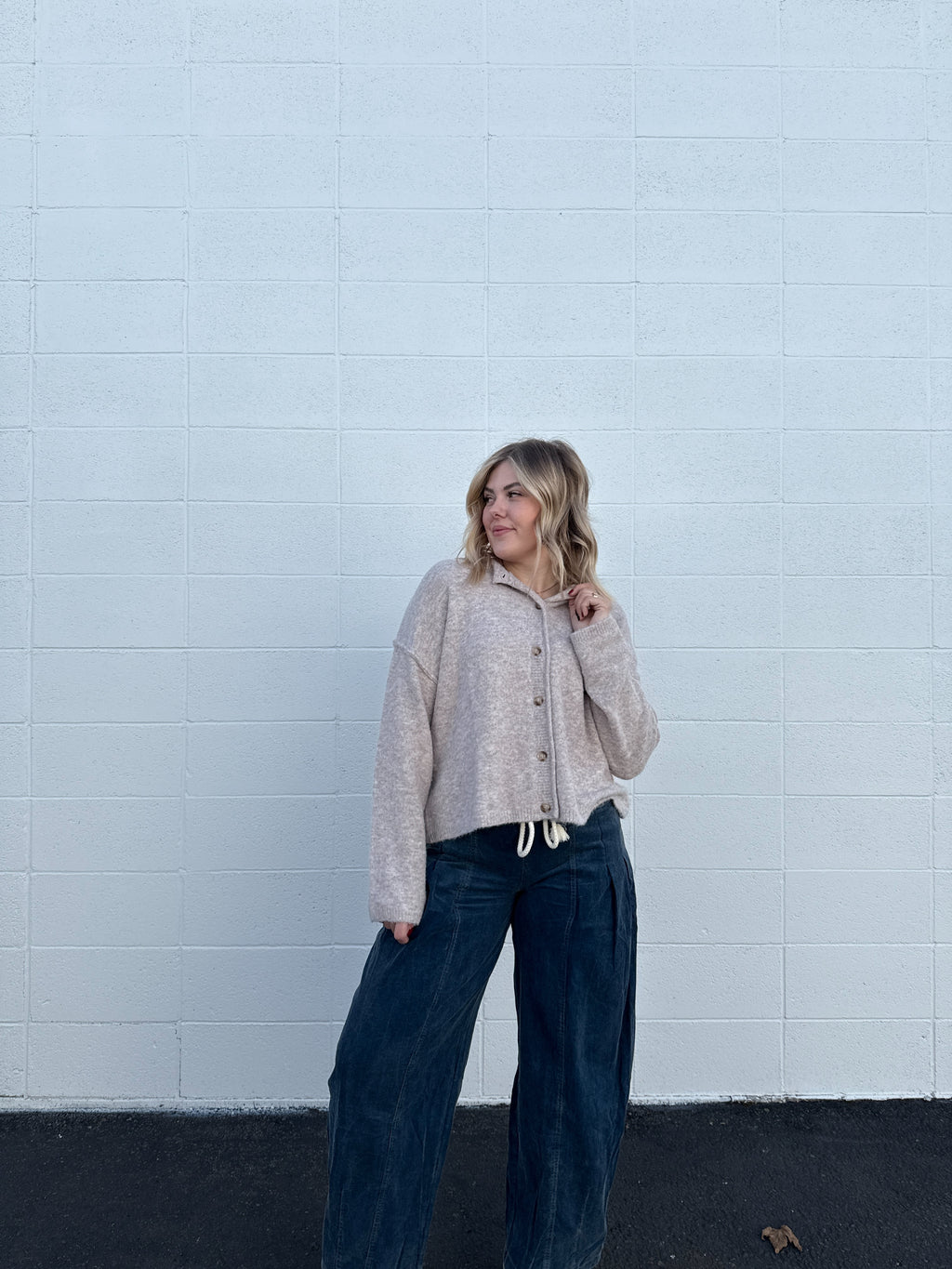 Monroe Button Up Cardigan