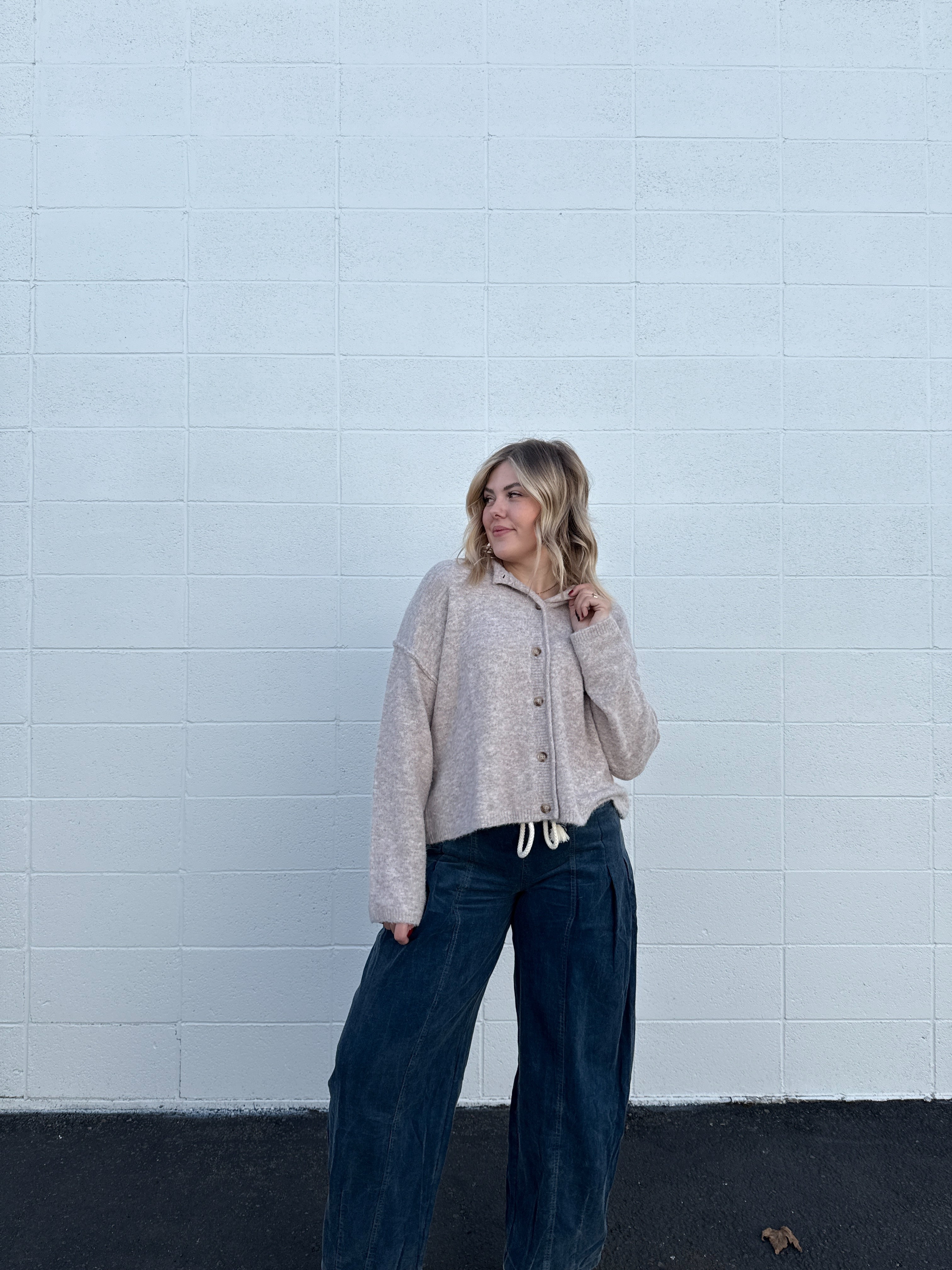 Monroe Button Up Cardigan