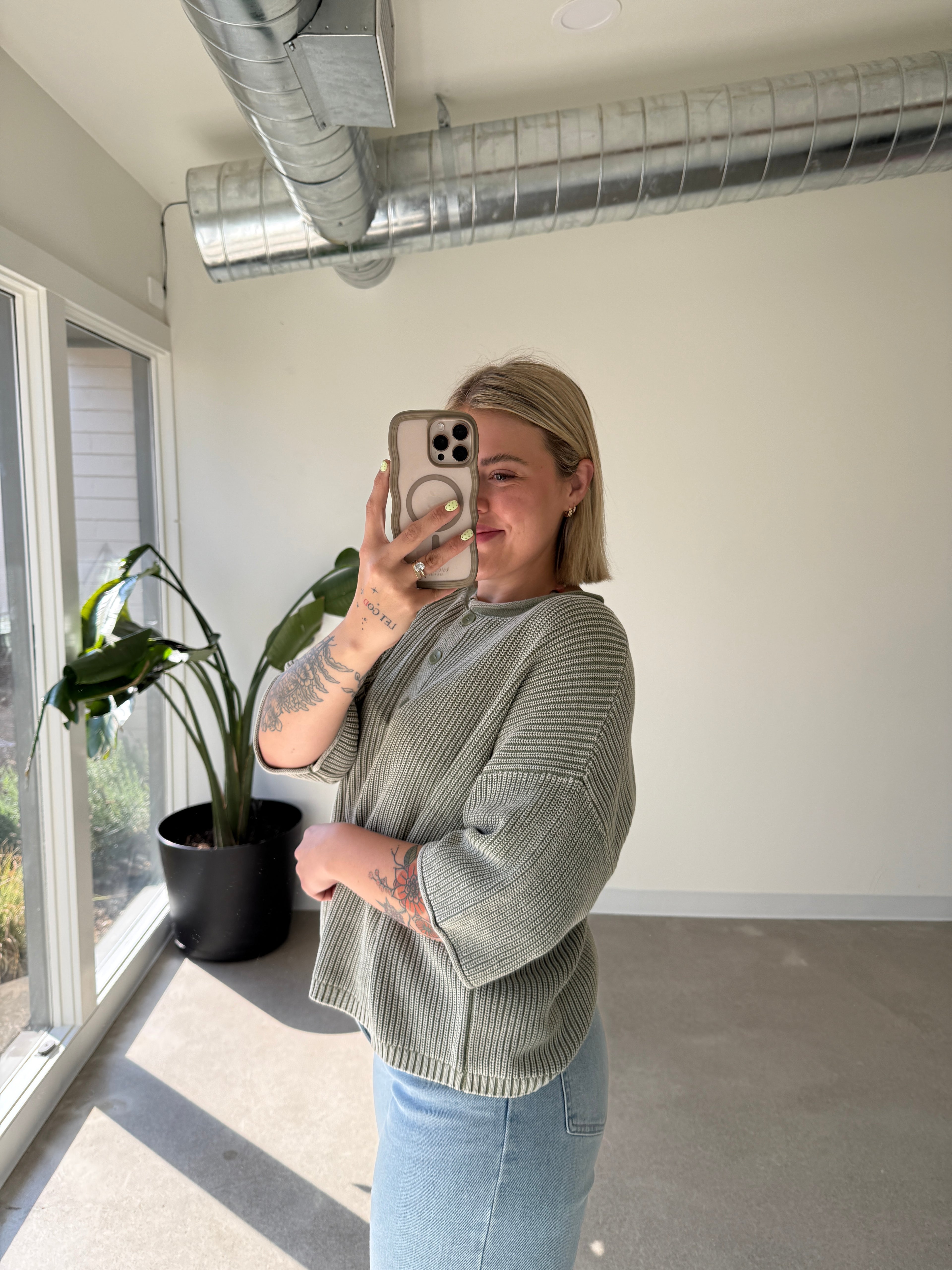 Mazie Washed Short Sleeve Cardigan (Multiple Colors)