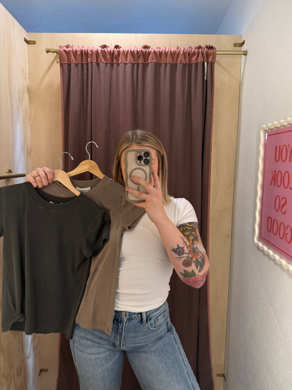 Easy Does It Ribbed Tee (multiple colors)