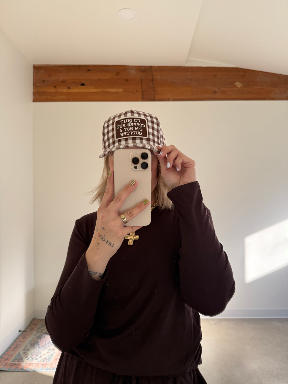 I'd Quit Coffee But I'm Not A Quitter Hat