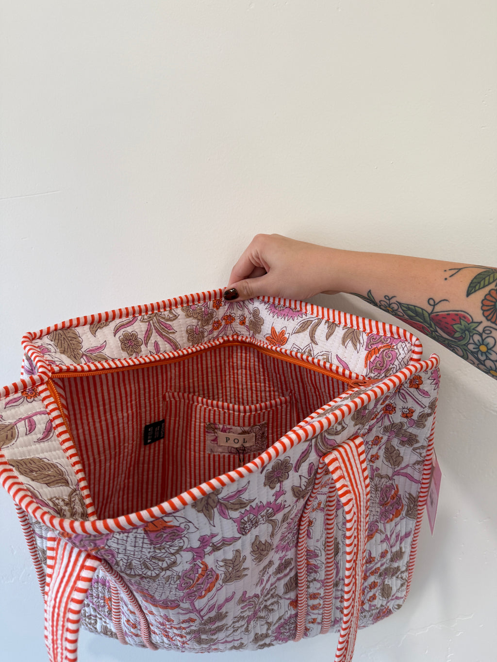 Quilted Tote Bags (Multiple Colors)