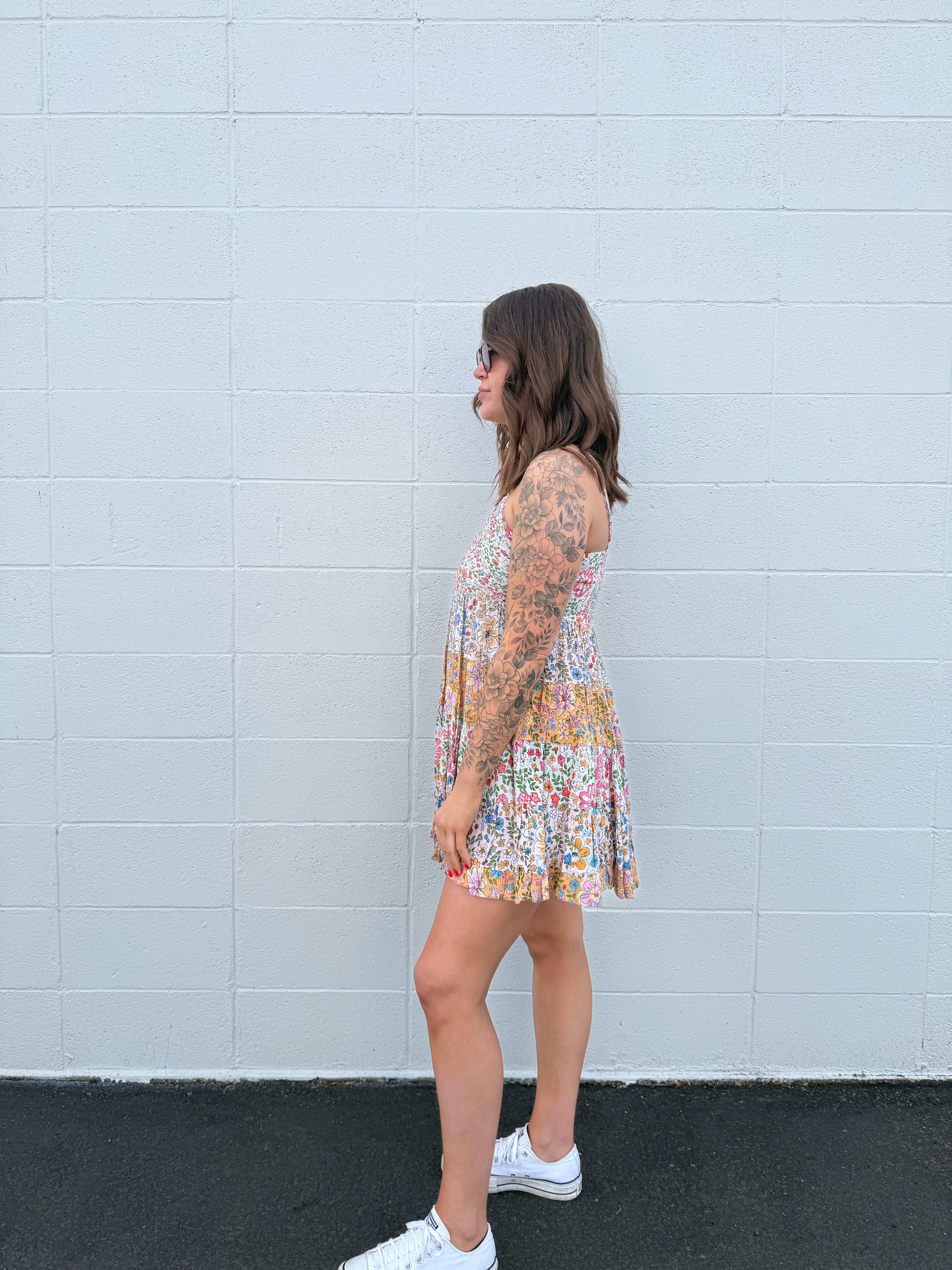 Flirty Floral Mini Dress