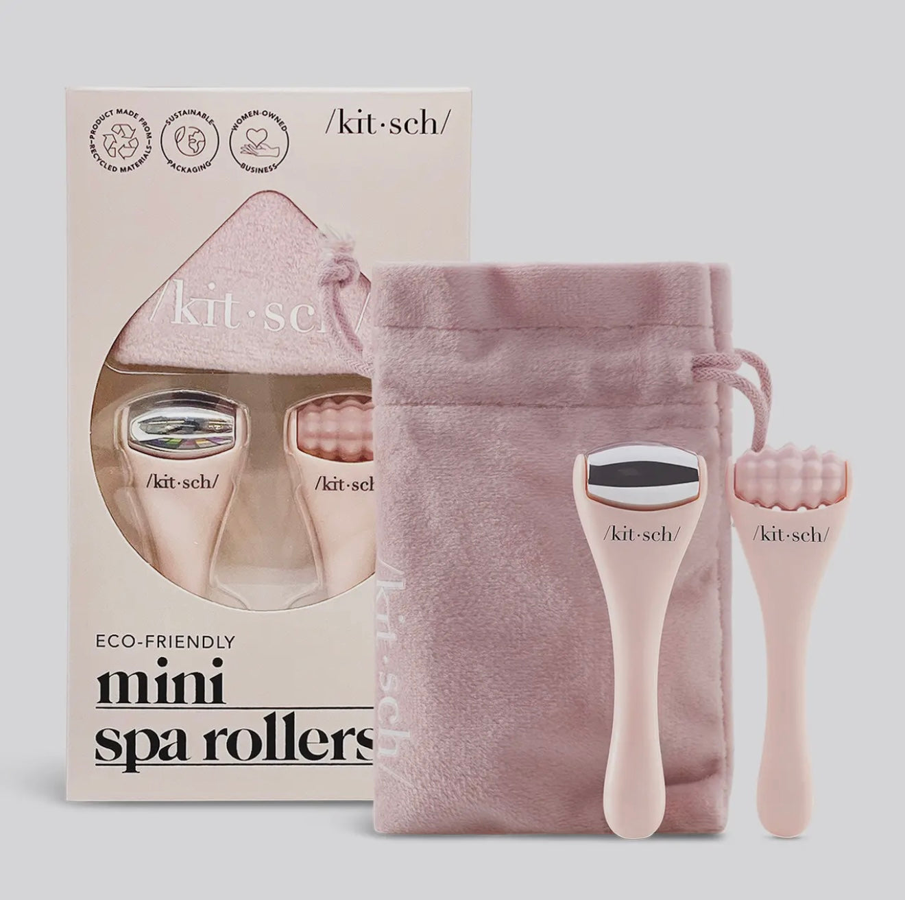 Kitsch Mini Spa Rollers 2PC Set
