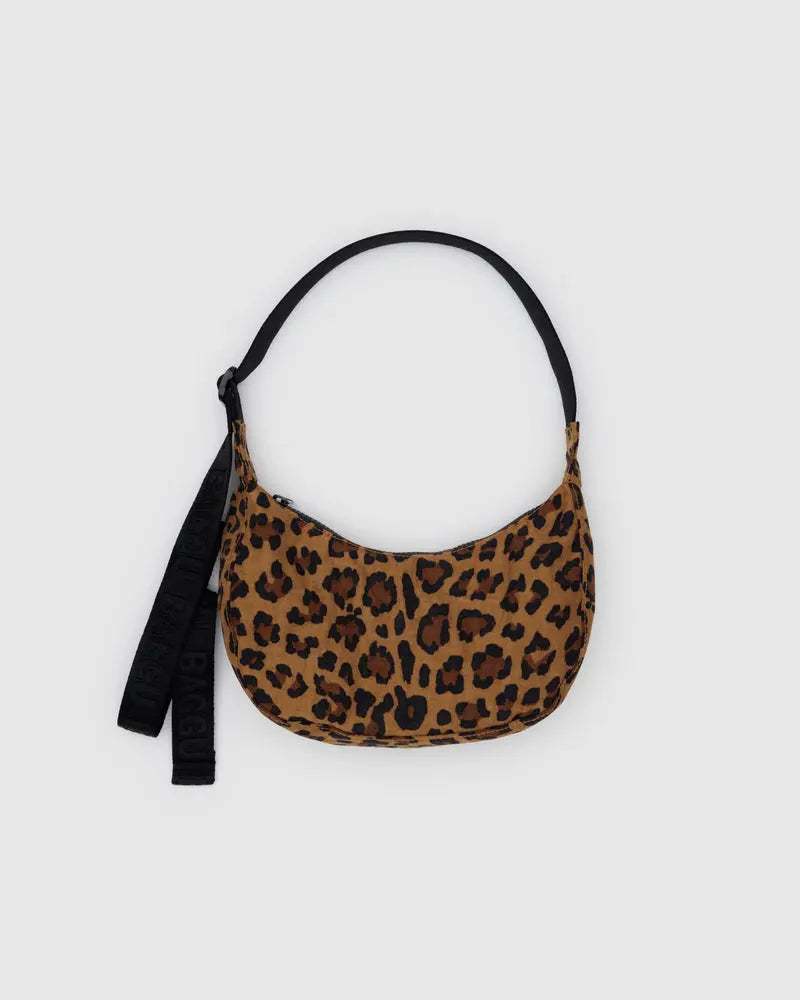 Baggu Small Crescent Bag - Leopard