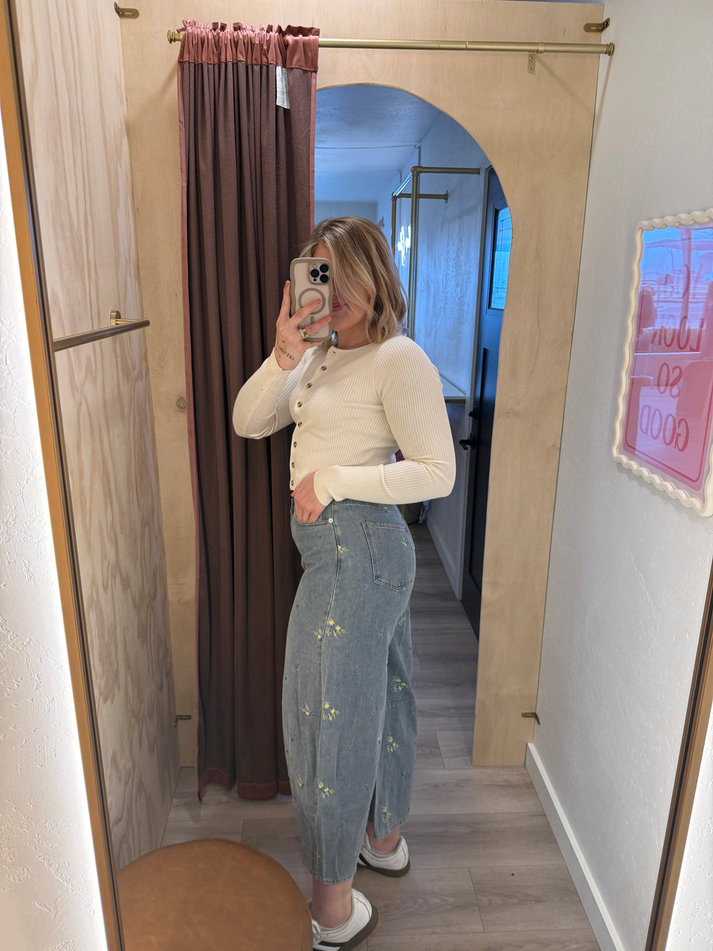 Wildflower Season Barrel Pants