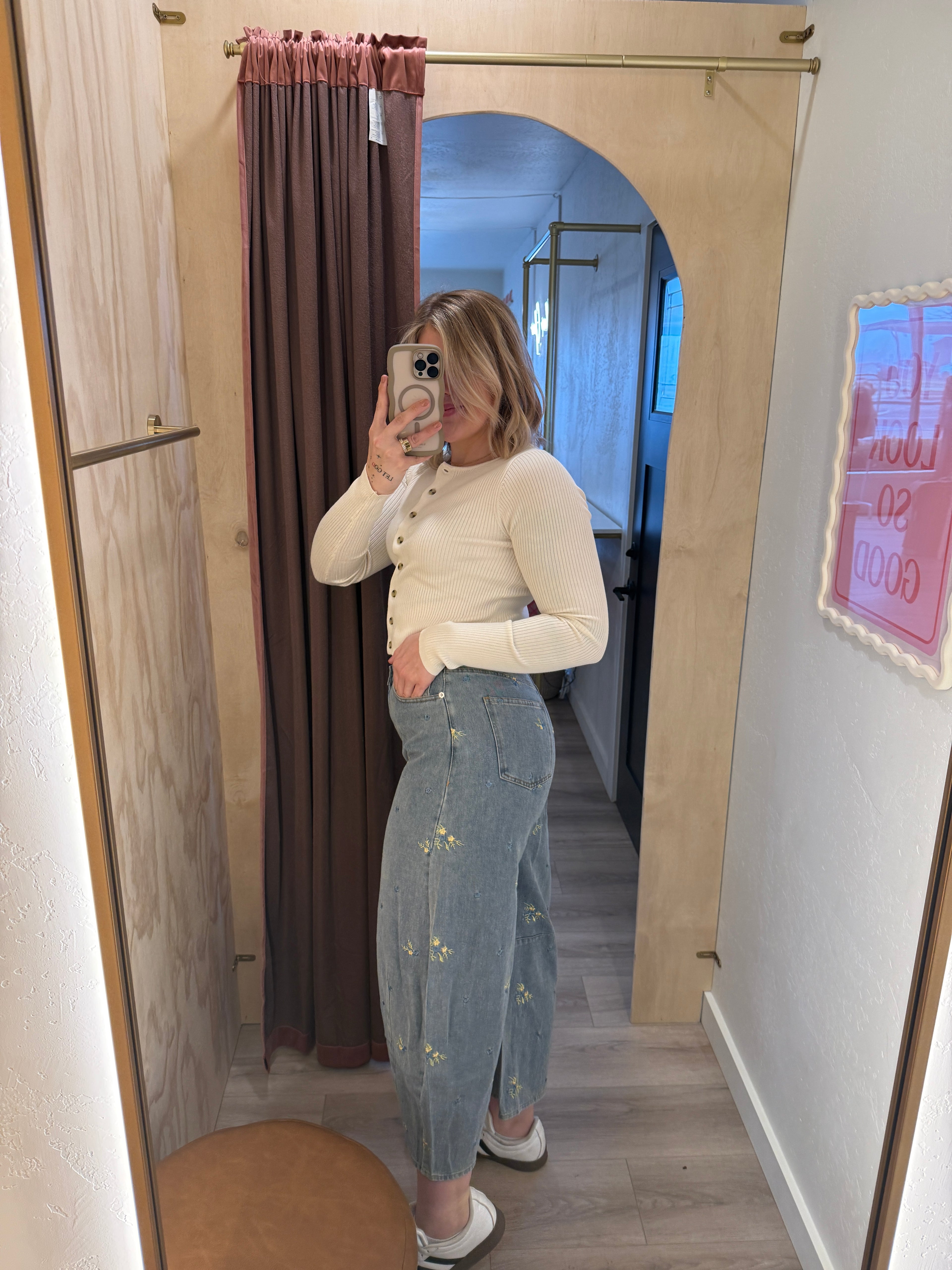 Wildflower Season Barrel Pants